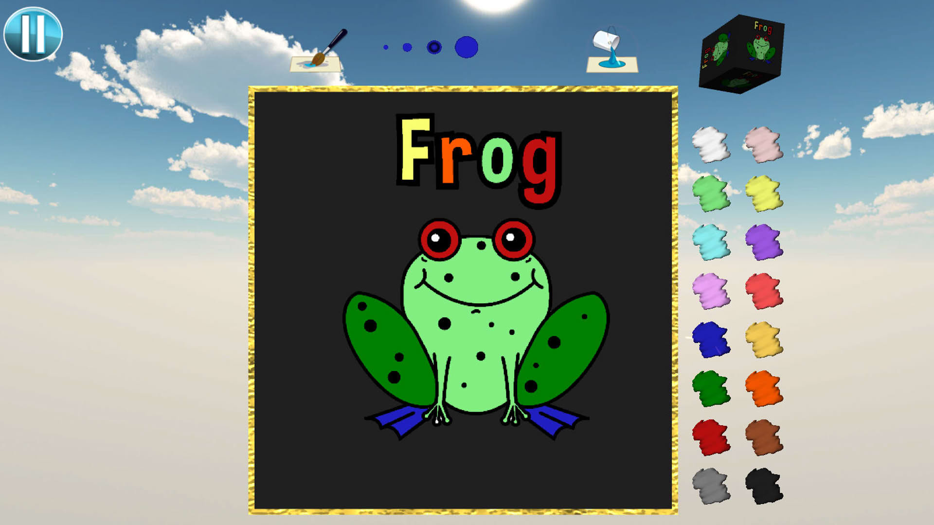 Screenshot for ABC Coloring Town