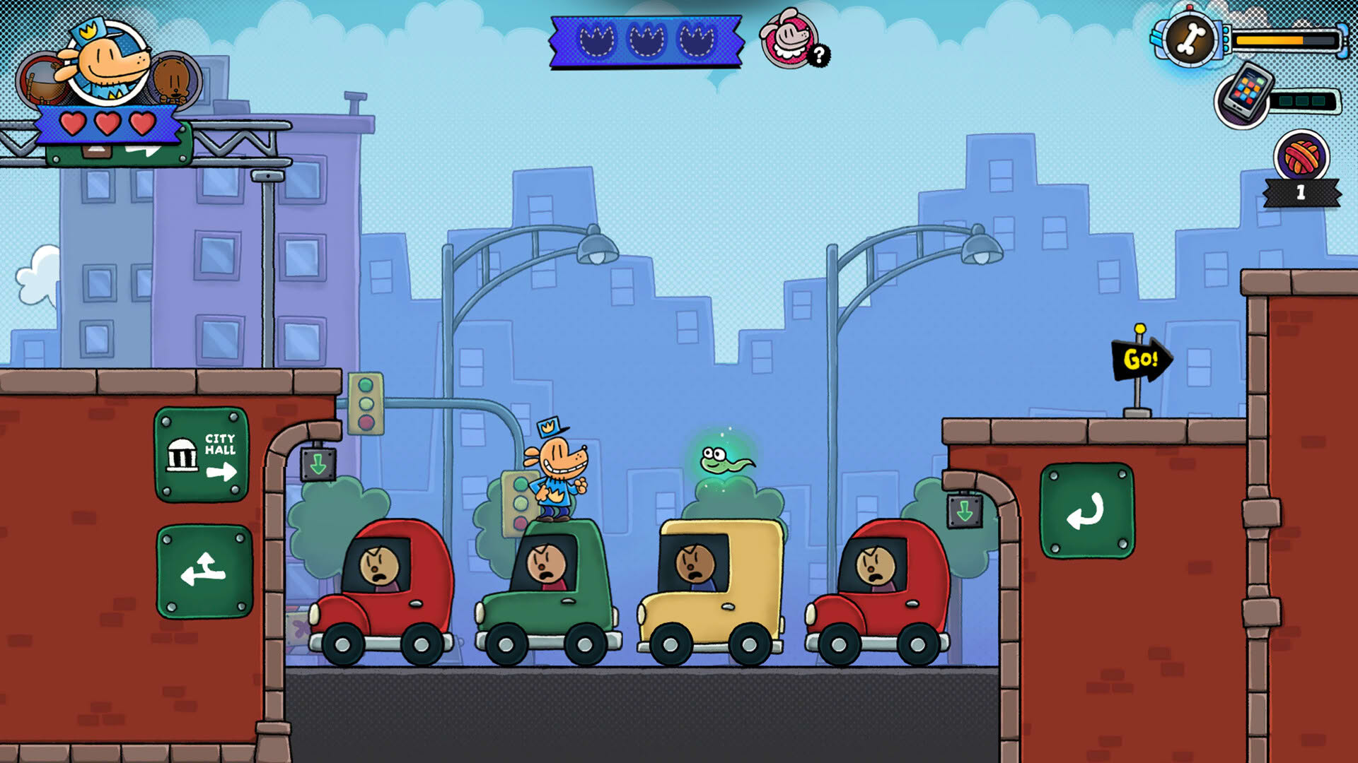 Screenshot for Dog Man: Bark in Action