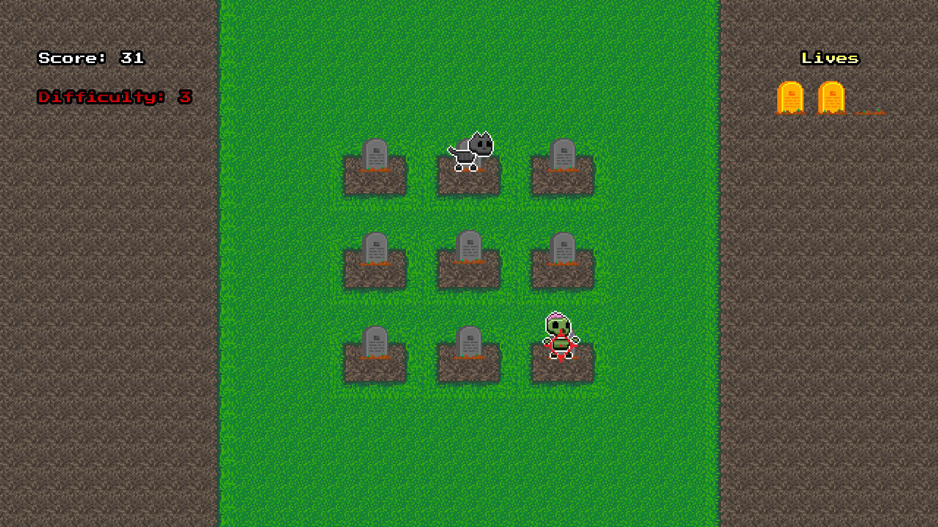 Screenshot for The Living Graveyard