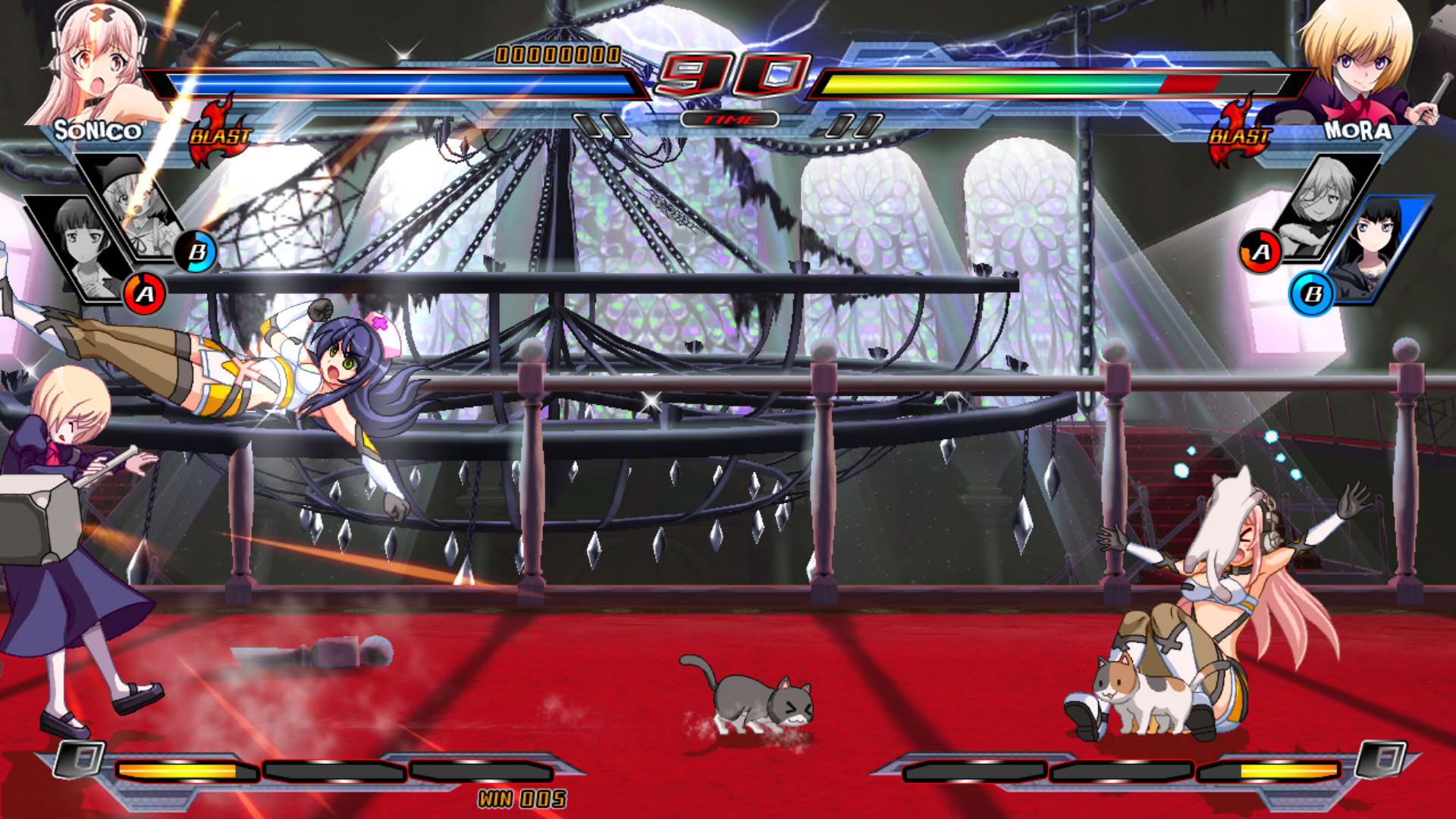Screenshot for Nitroplus Blasterz: Heroines Infinite Duel