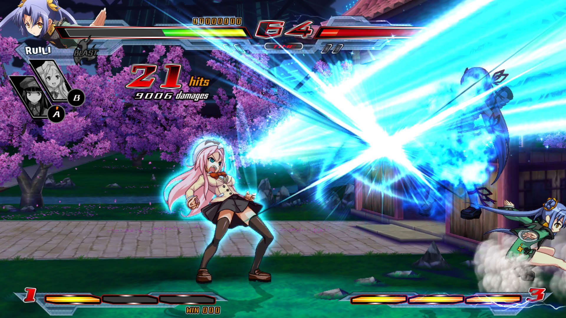 Screenshot for Nitroplus Blasterz: Heroines Infinite Duel