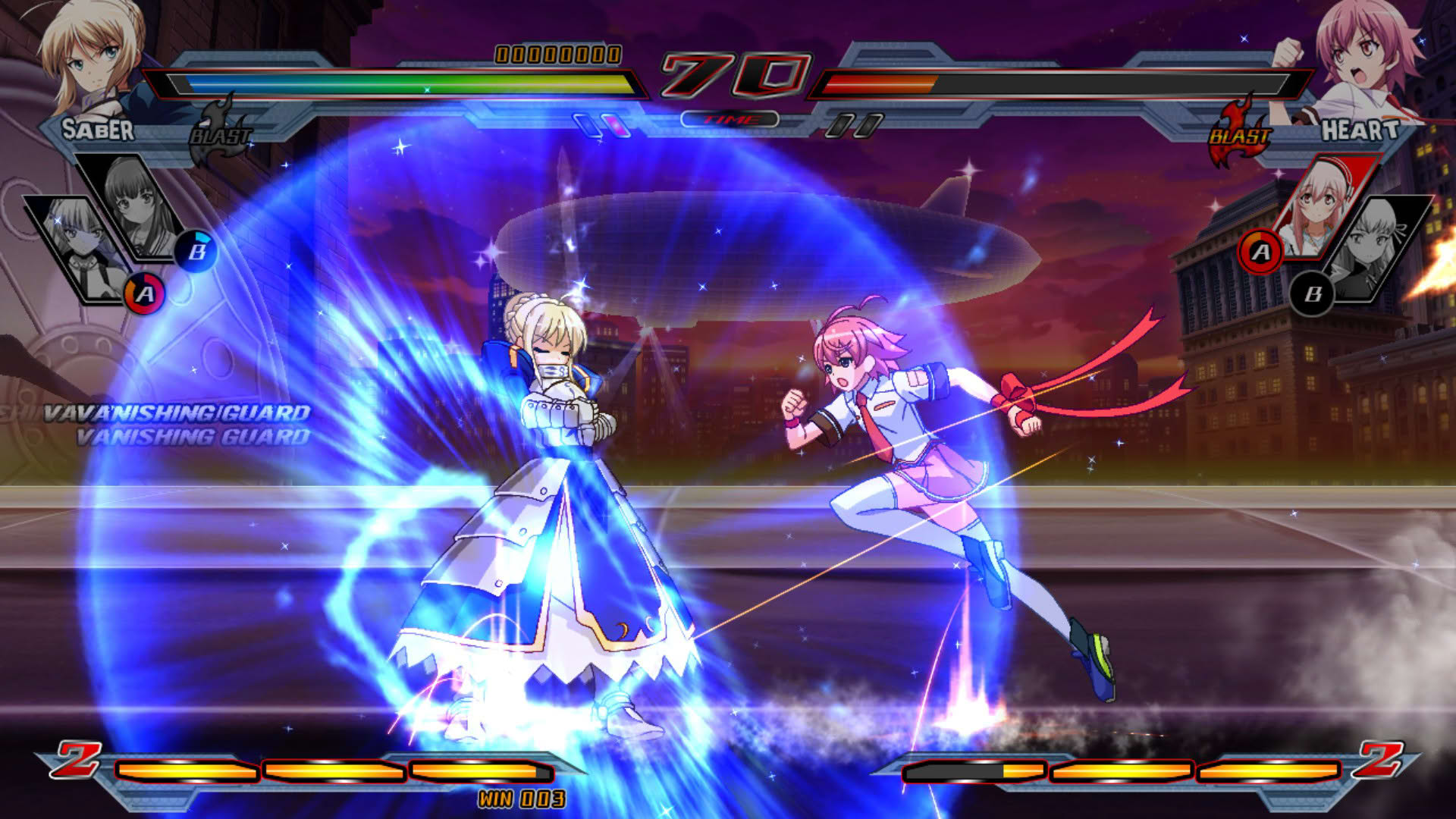 Screenshot for Nitroplus Blasterz: Heroines Infinite Duel