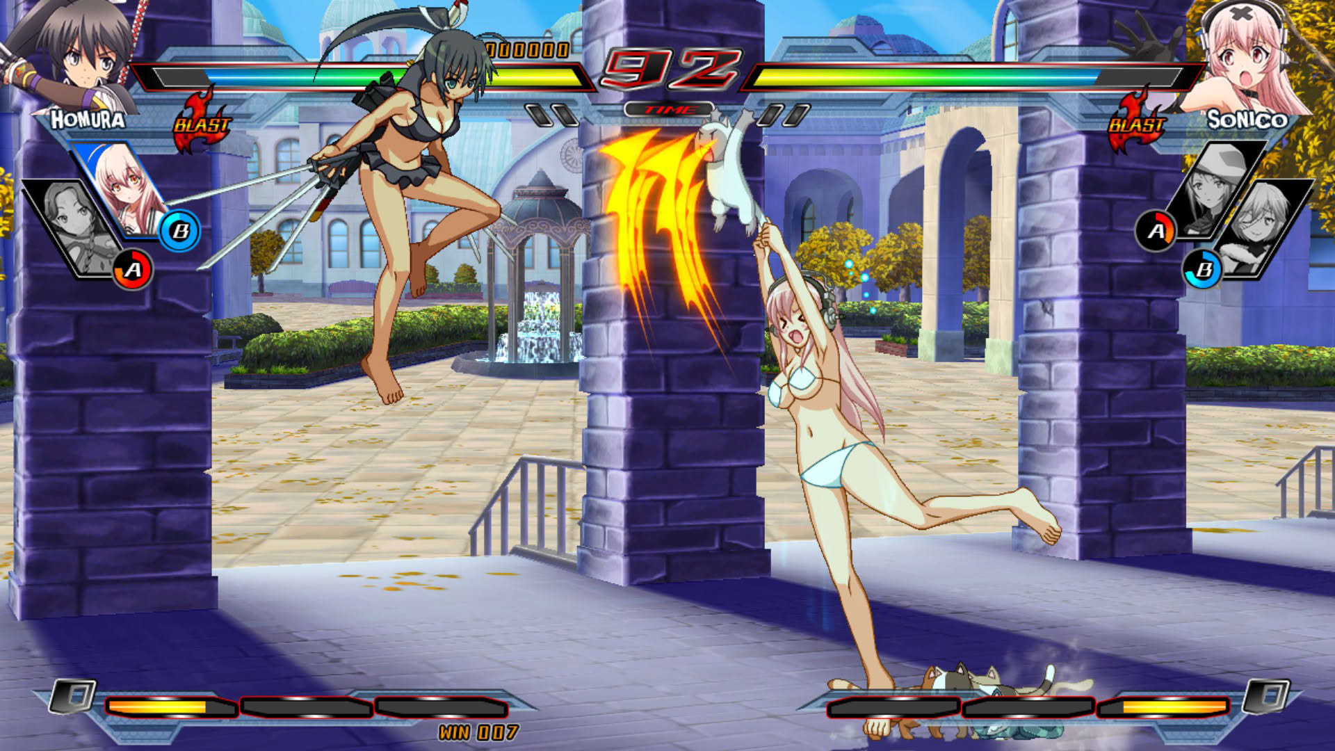 Screenshot for Nitroplus Blasterz: Heroines Infinite Duel