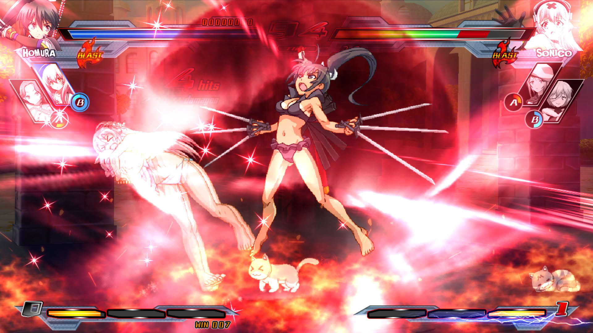 Screenshot for Nitroplus Blasterz: Heroines Infinite Duel