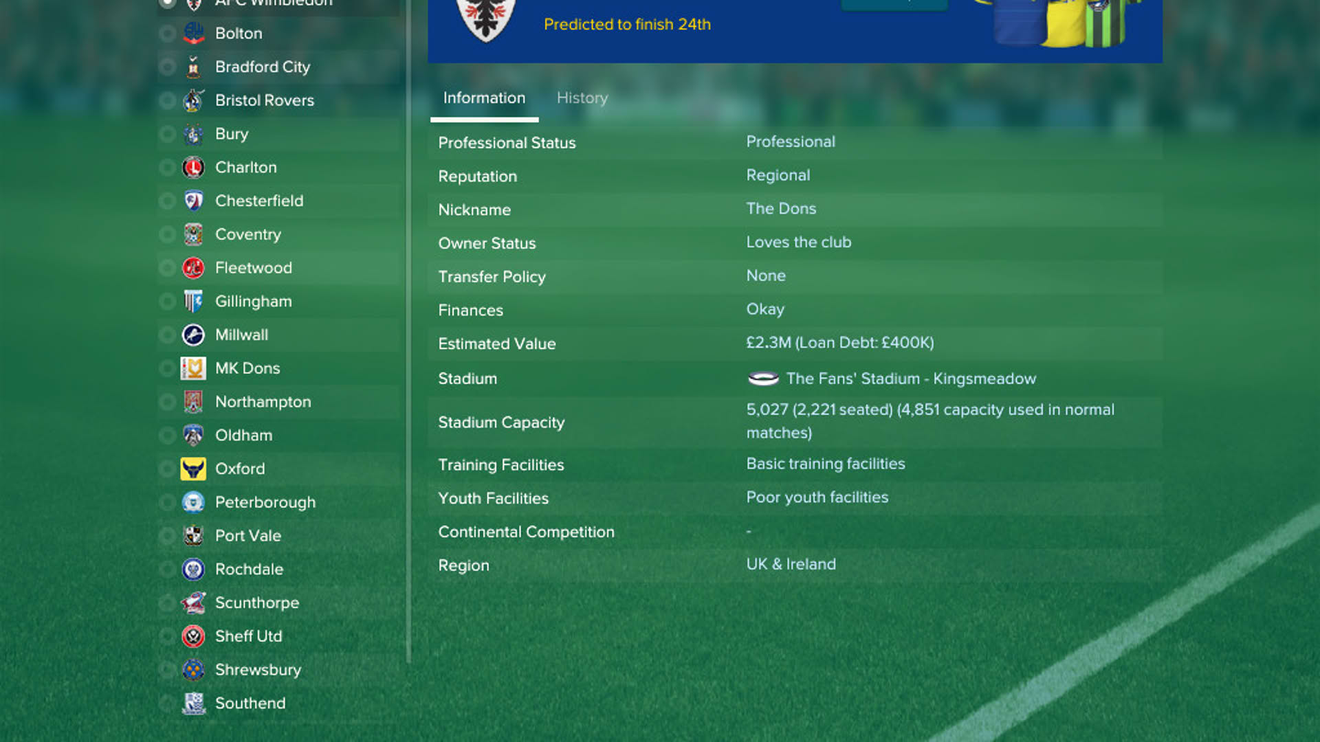 Screenshot for Football Manager 2017