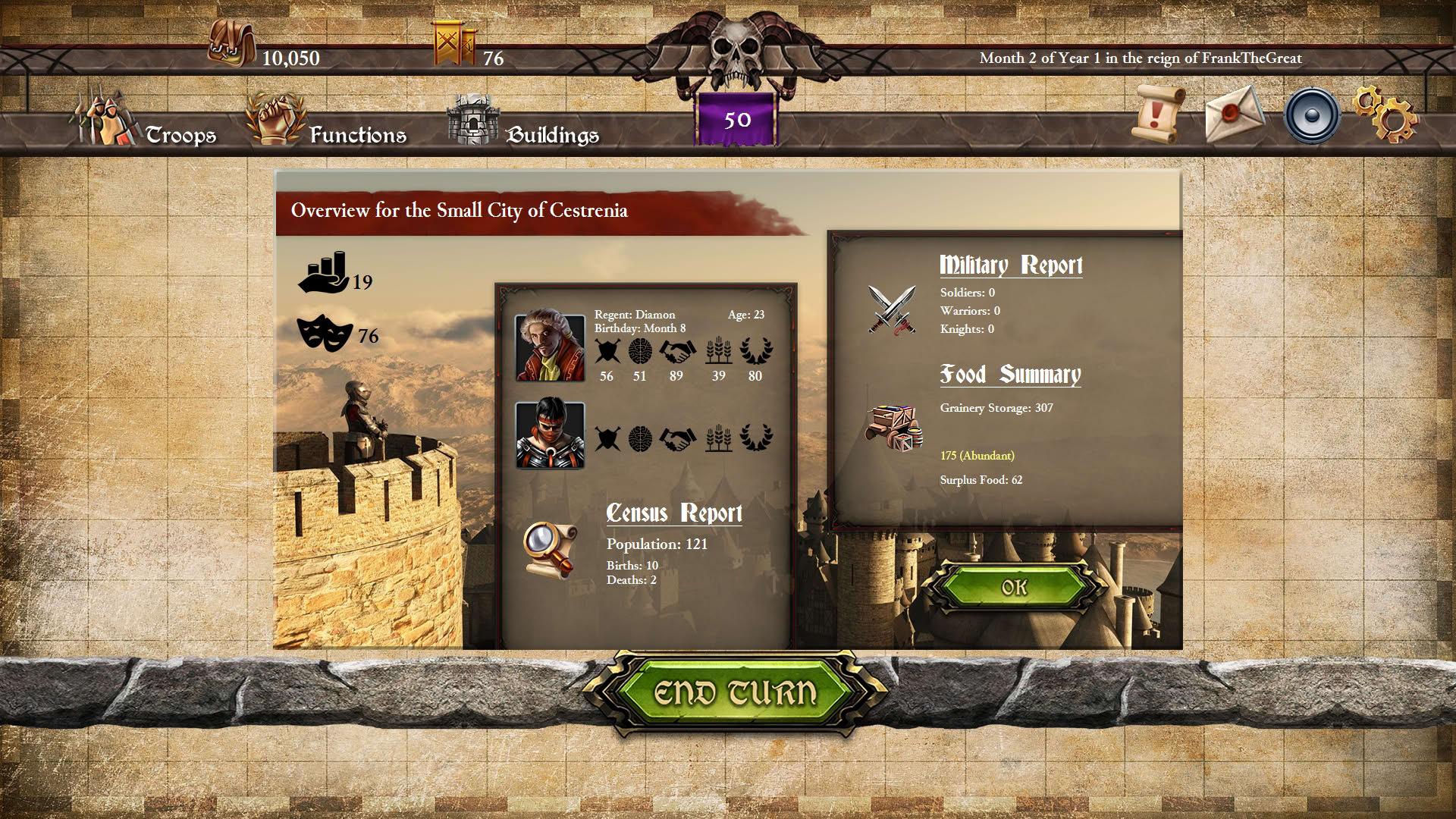 Screenshot for Fantasy Kingdom Simulator