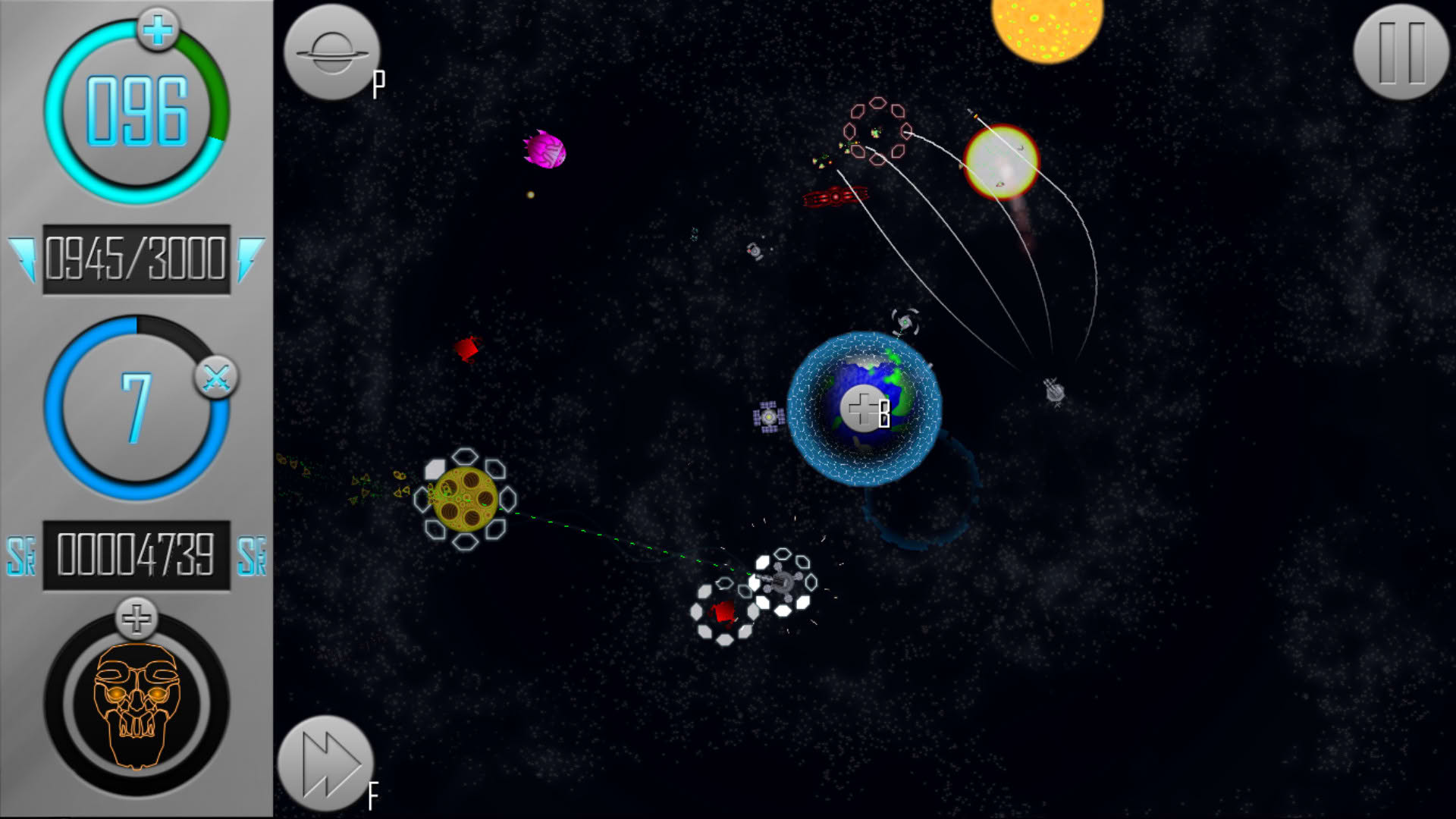 Screenshot for Orbit: Satellite Defense