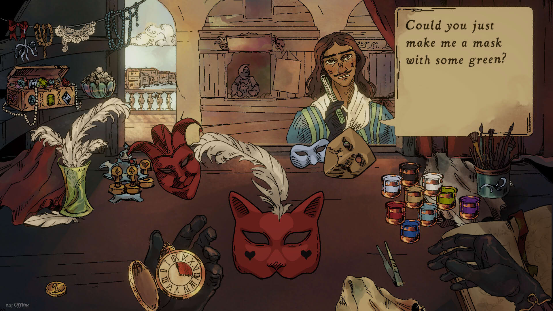 Screenshot for Mascareri: Mask Making Simulator