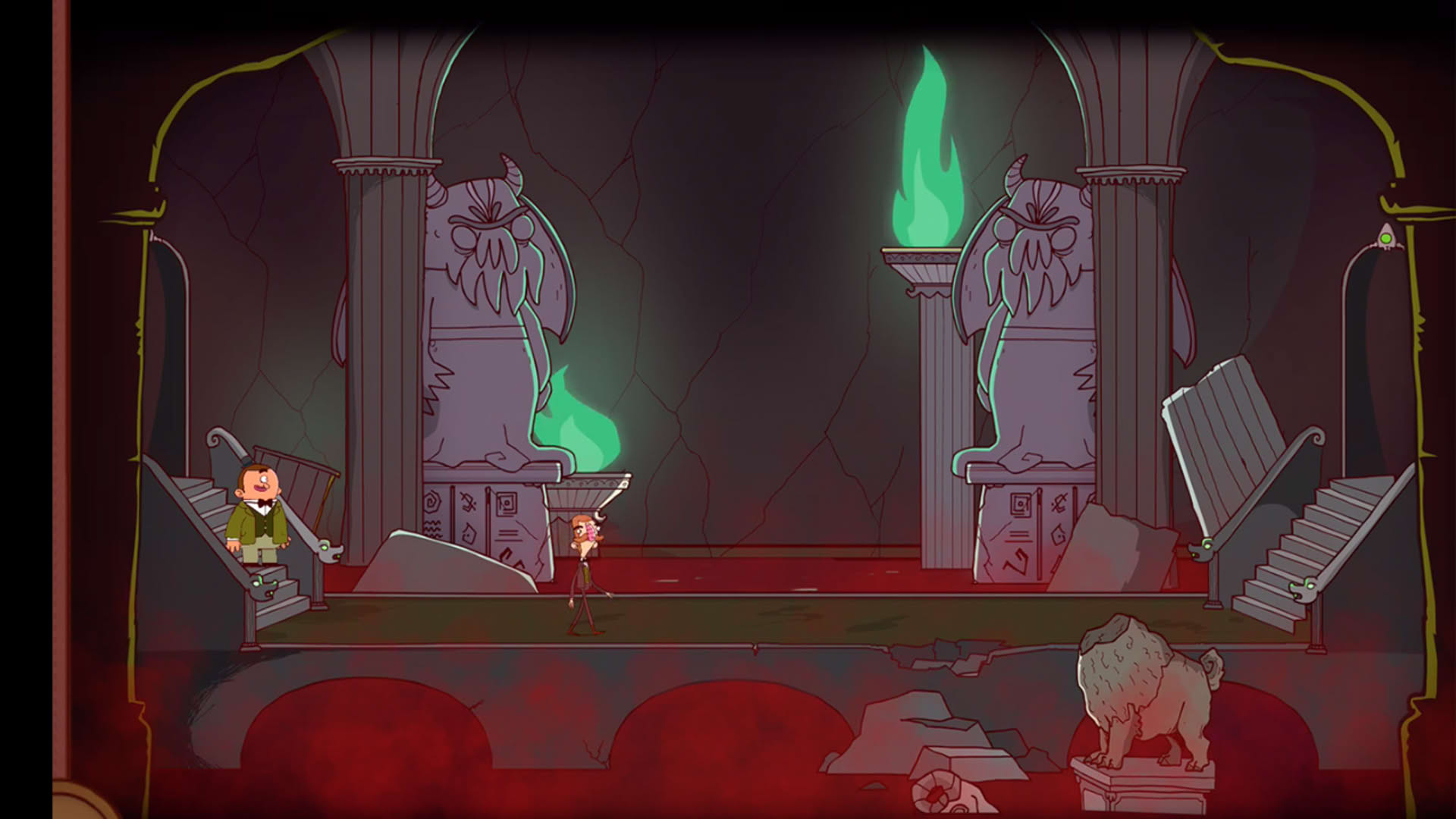 Screenshot for The Adventures of Bertram Fiddle: Episode 2 - A Bleaker Predicklement