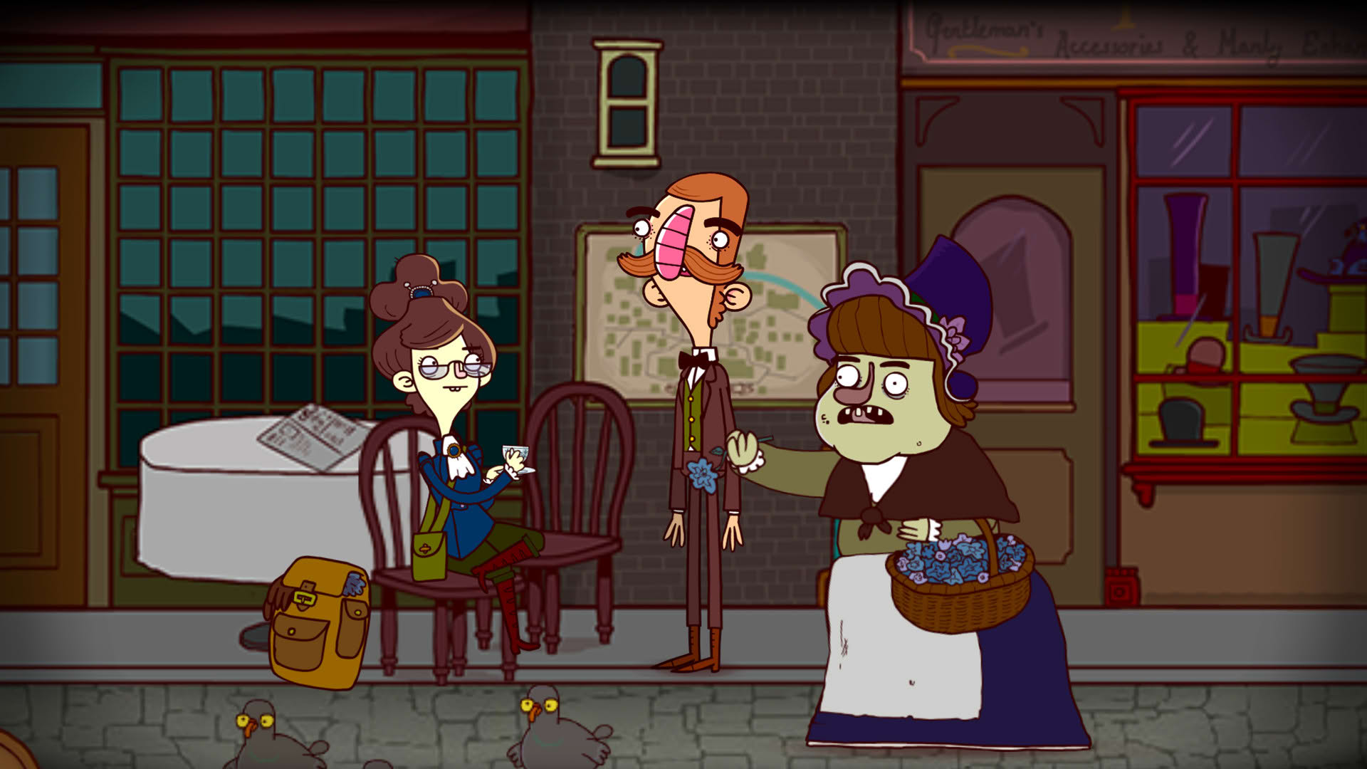 Screenshot for The Adventures of Bertram Fiddle: Episode 2 - A Bleaker Predicklement