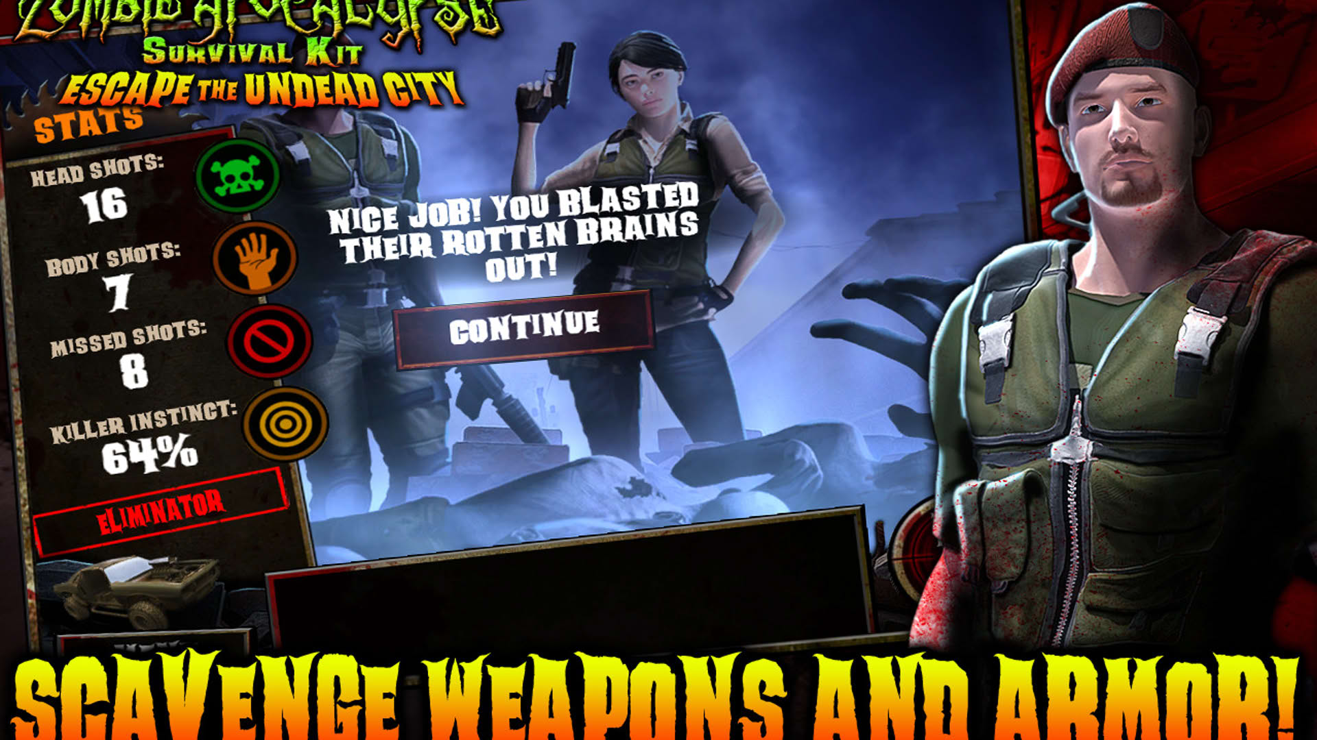 Screenshot for Zombie Apocalypse: Escape the Undead City