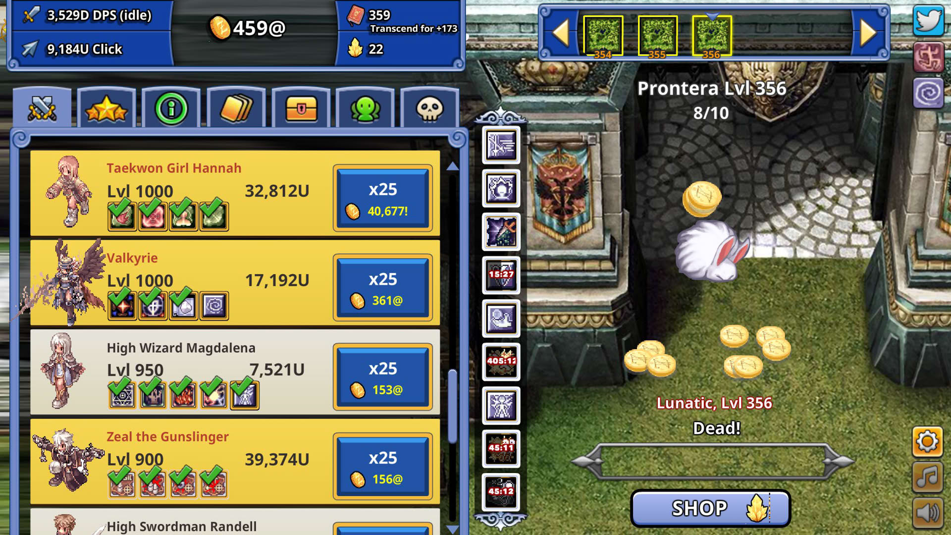 Screenshot for Ragnarok Clicker