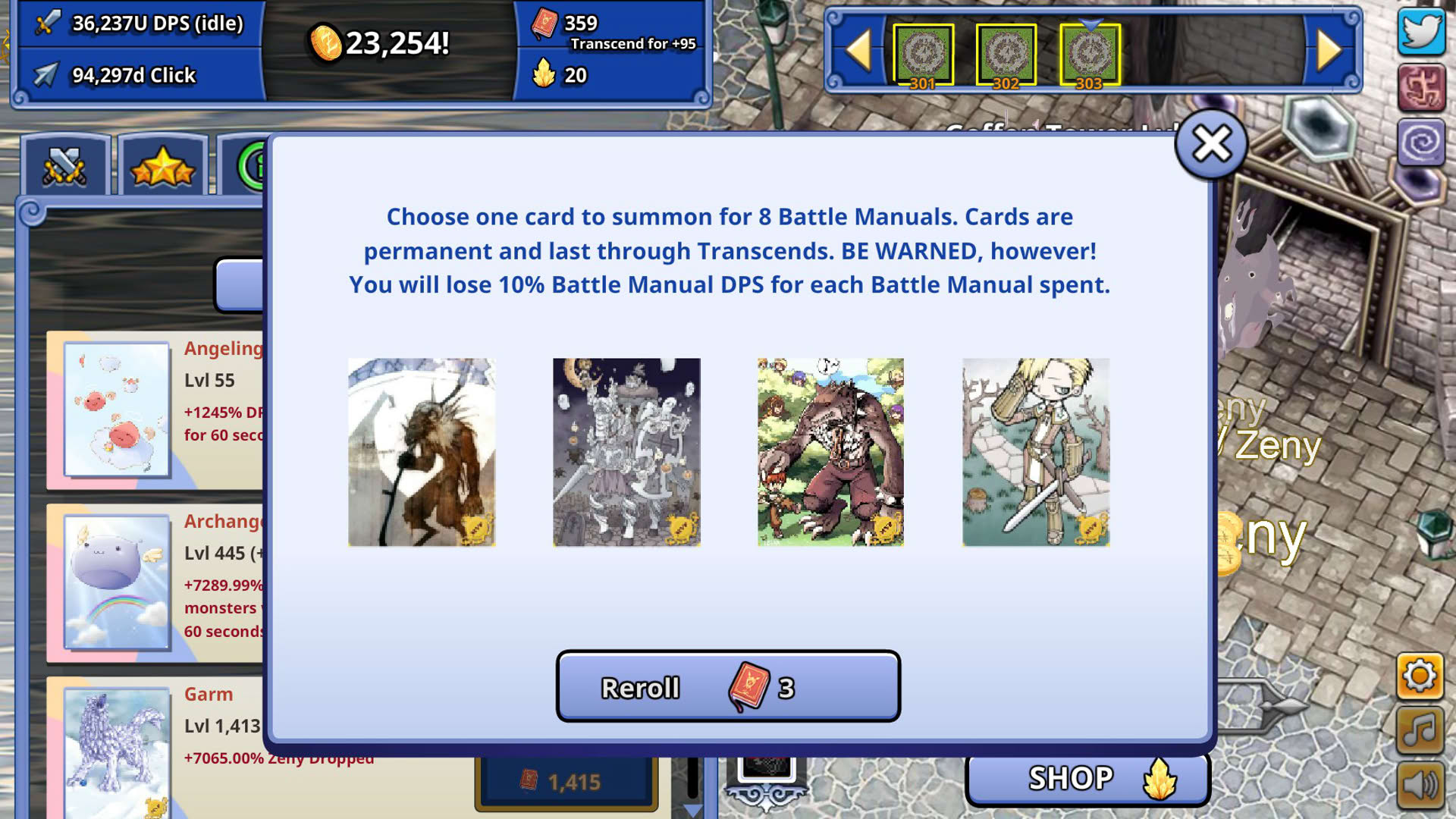Screenshot for Ragnarok Clicker