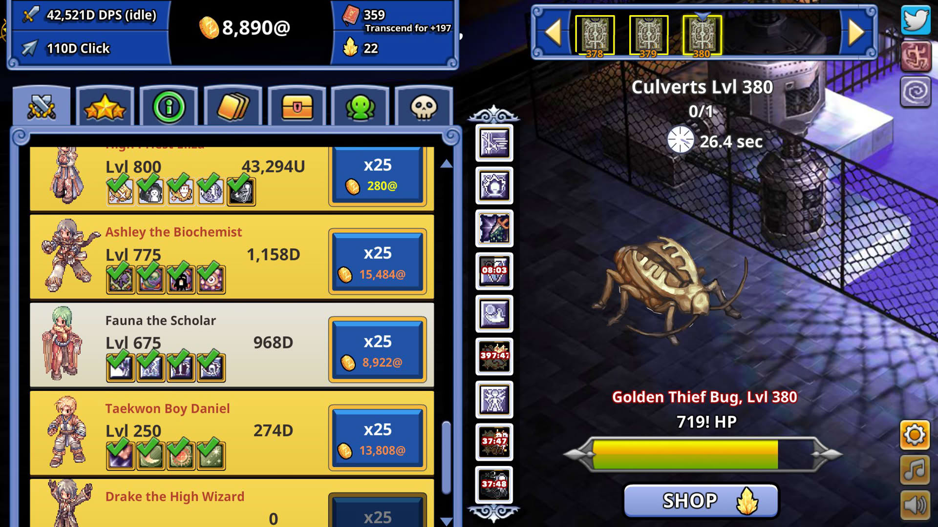 Screenshot for Ragnarok Clicker