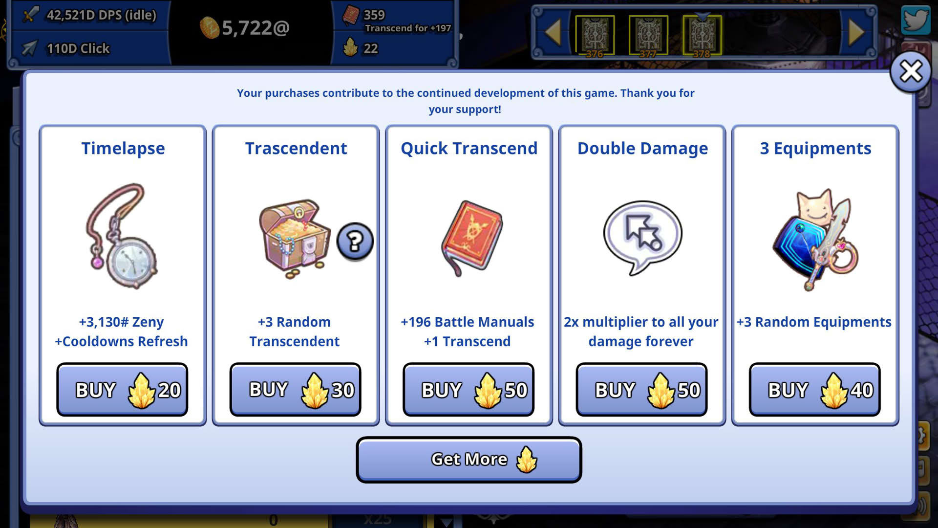 Screenshot for Ragnarok Clicker
