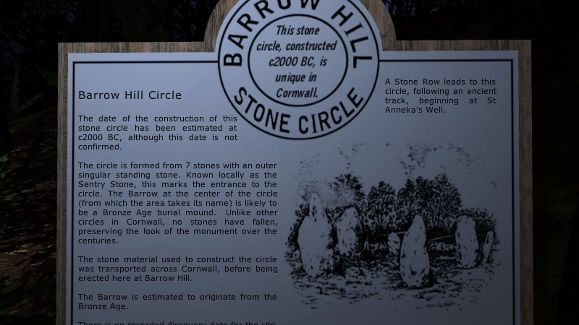 Screenshot for Barrow Hill: Curse of the Ancient Circle