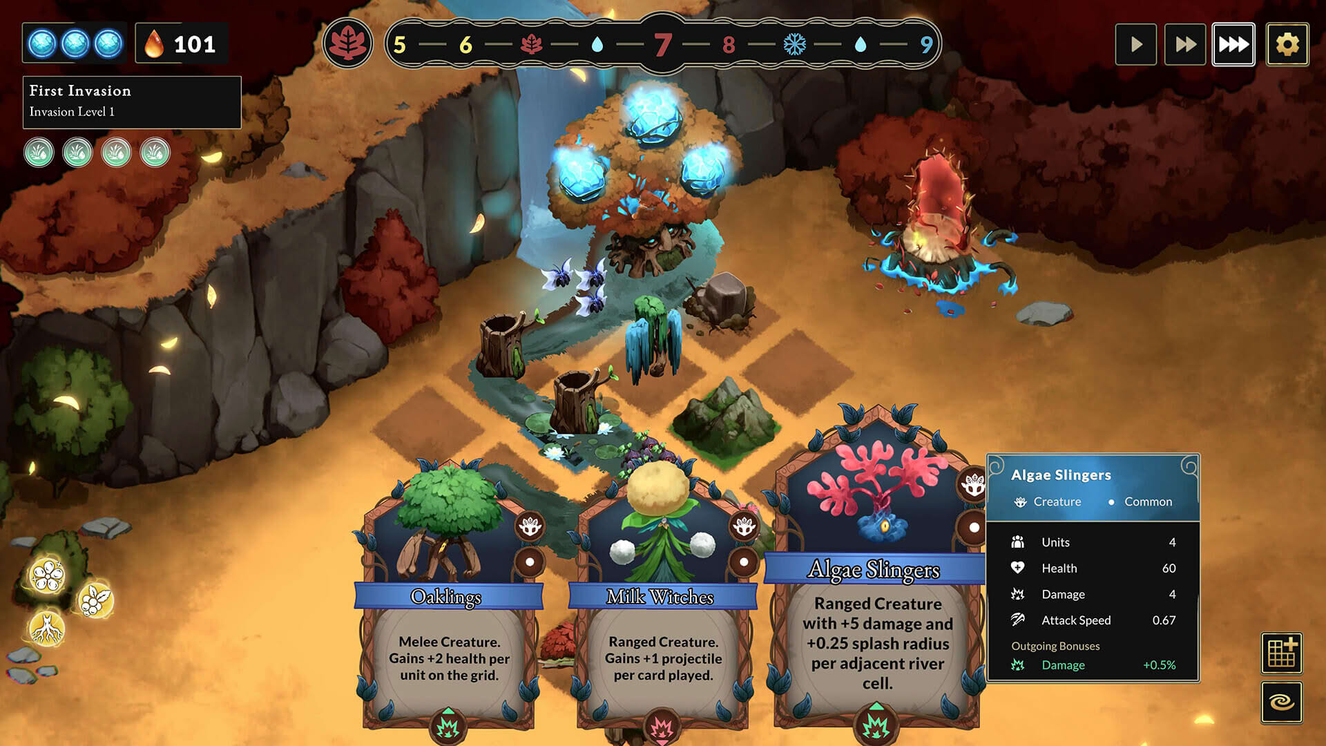 Screenshot for Oaks vs. Orcs