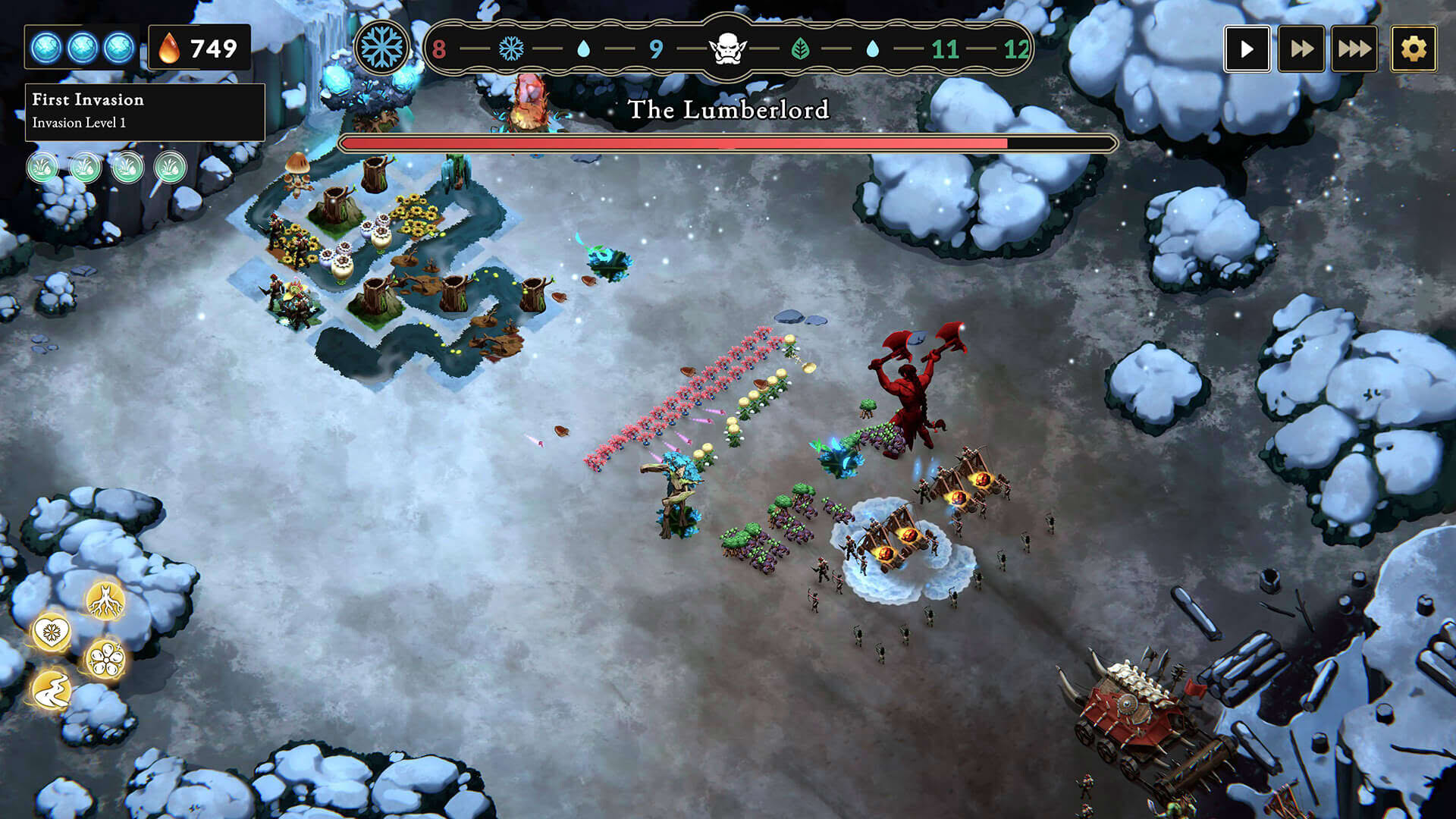 Screenshot for Oaks vs. Orcs