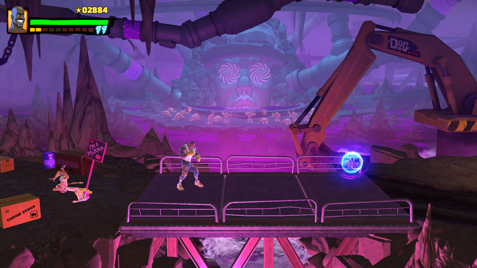 Screenshot for Shaq Fu: A Legend Reborn