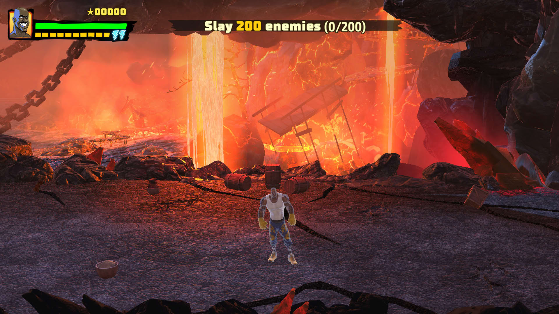 Screenshot for Shaq Fu: A Legend Reborn
