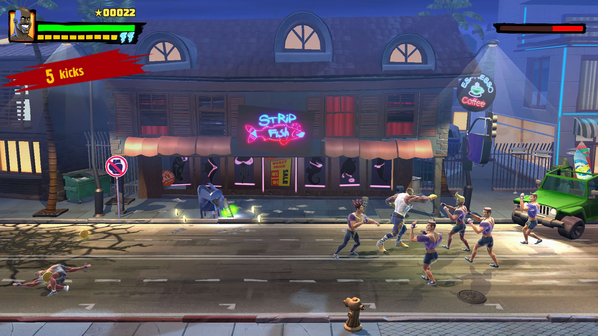 Screenshot for Shaq Fu: A Legend Reborn