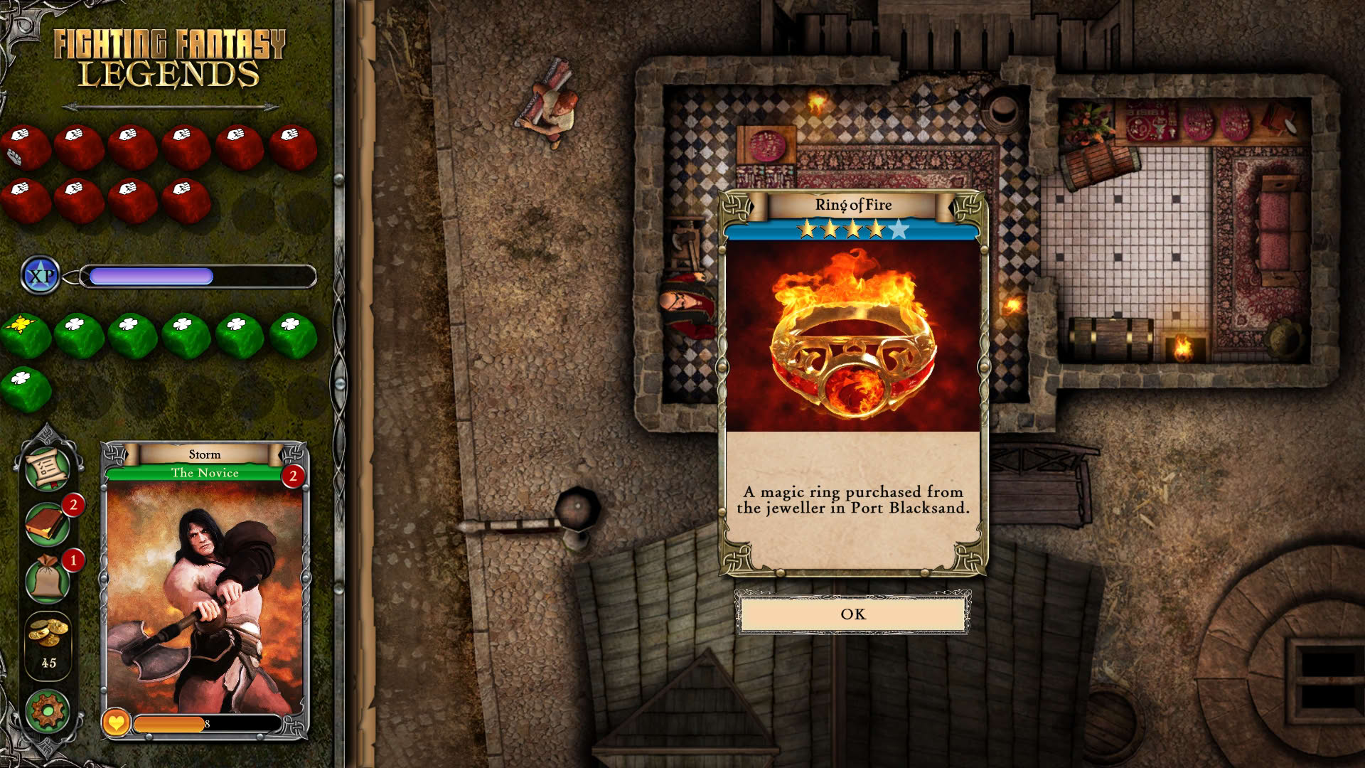Screenshot for Fighting Fantasy Legends