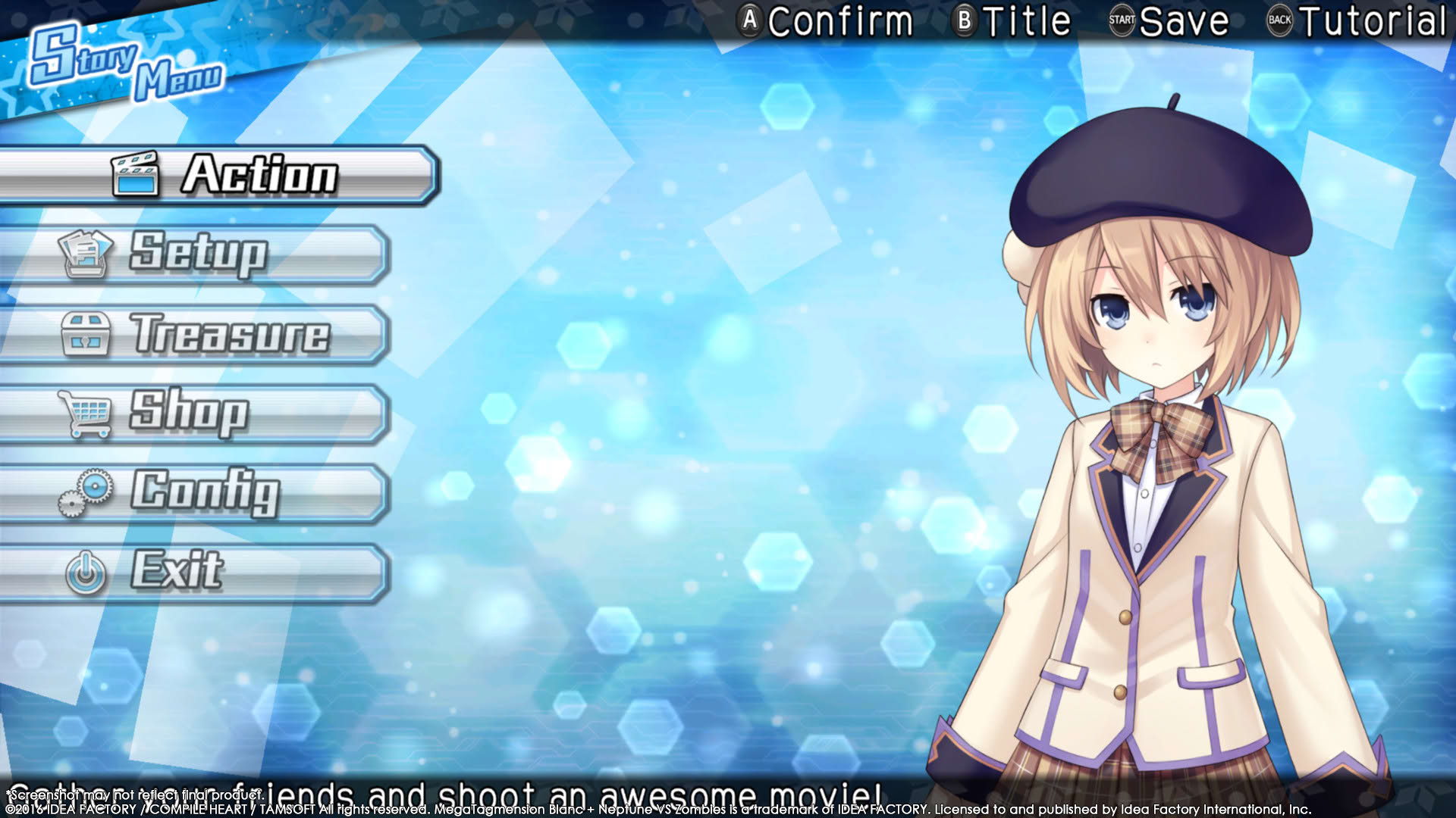 Screenshot for Megatagmension Blanc + Neptune VS Zombies