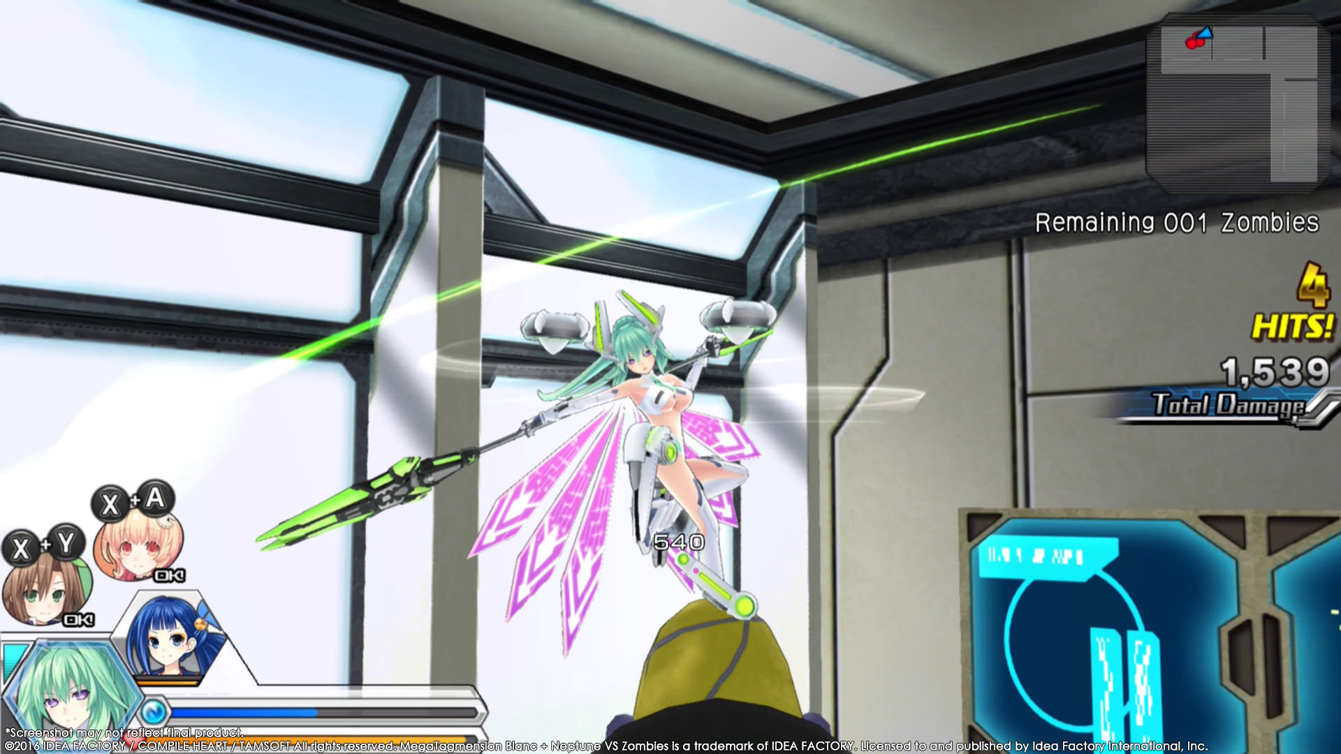 Screenshot for Megatagmension Blanc + Neptune VS Zombies