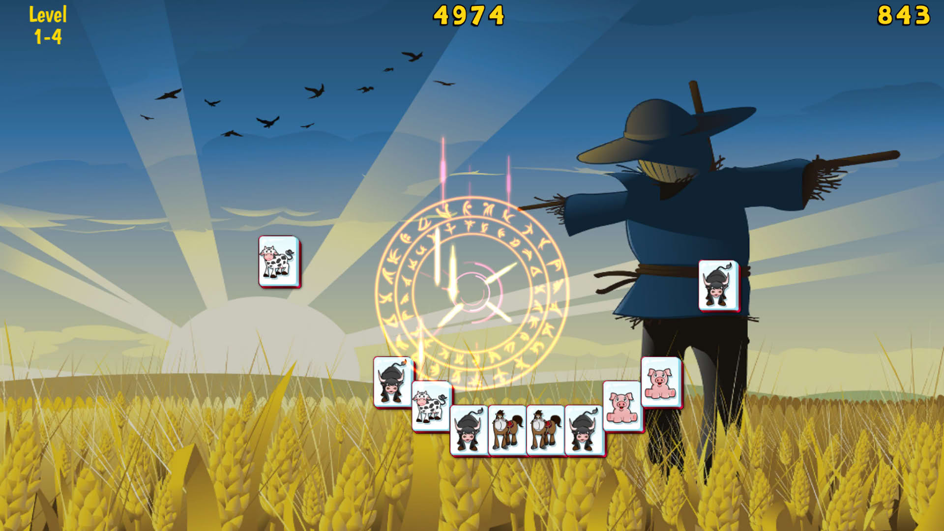 Screenshot for Barnyard Mahjong 3