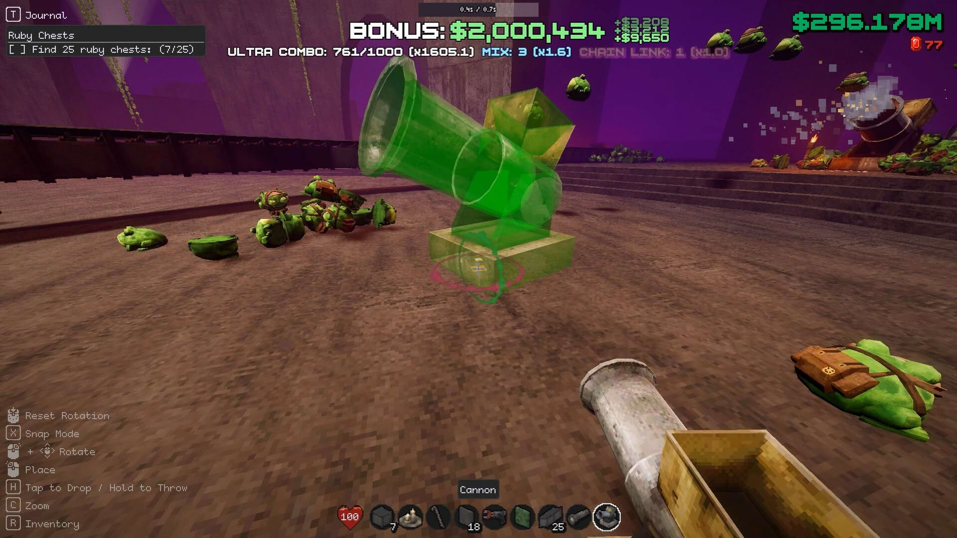 Screenshot for Frog in the Hole!