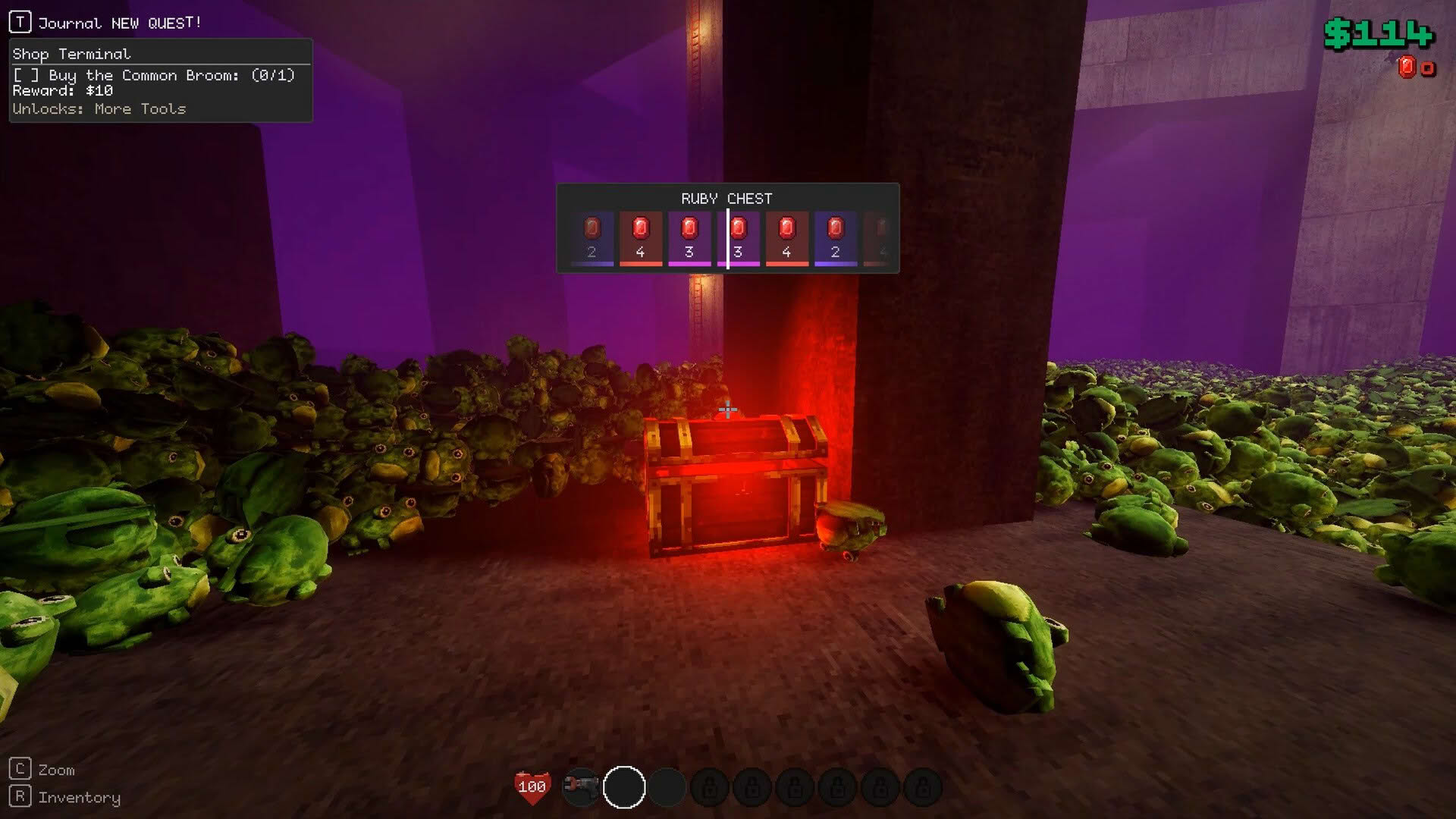Screenshot for Frog in the Hole!