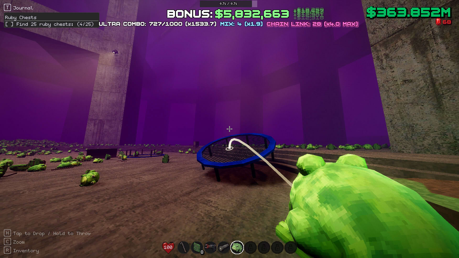Screenshot for Frog in the Hole!