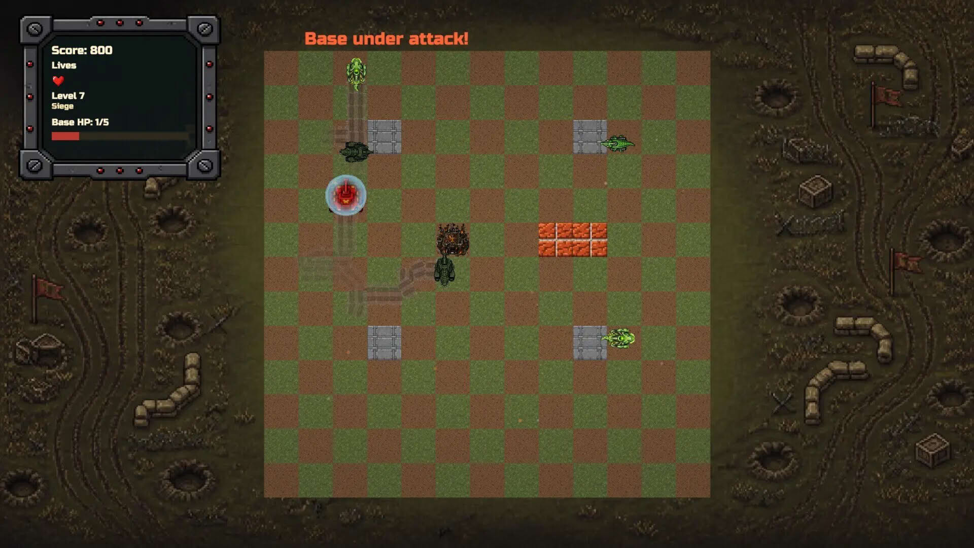 Screenshot for Red Tanks vs Lizard