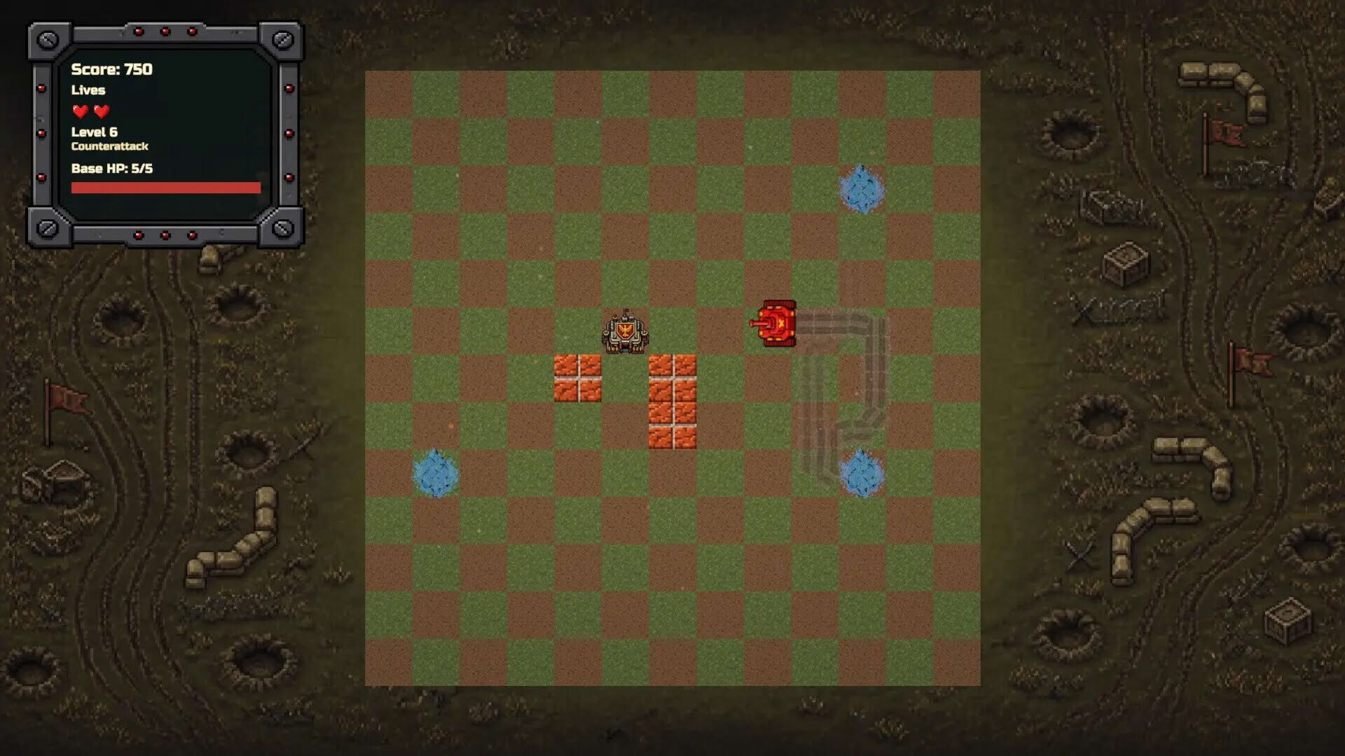 Screenshot for Red Tanks vs Lizard