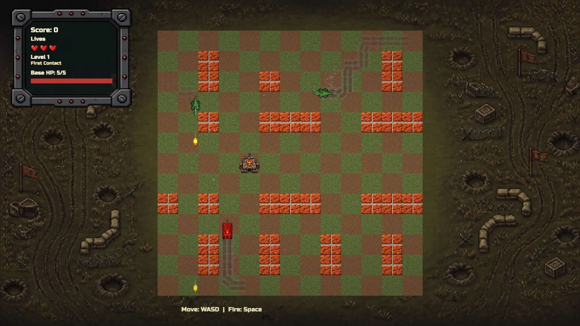 Screenshot for Red Tanks vs Lizard