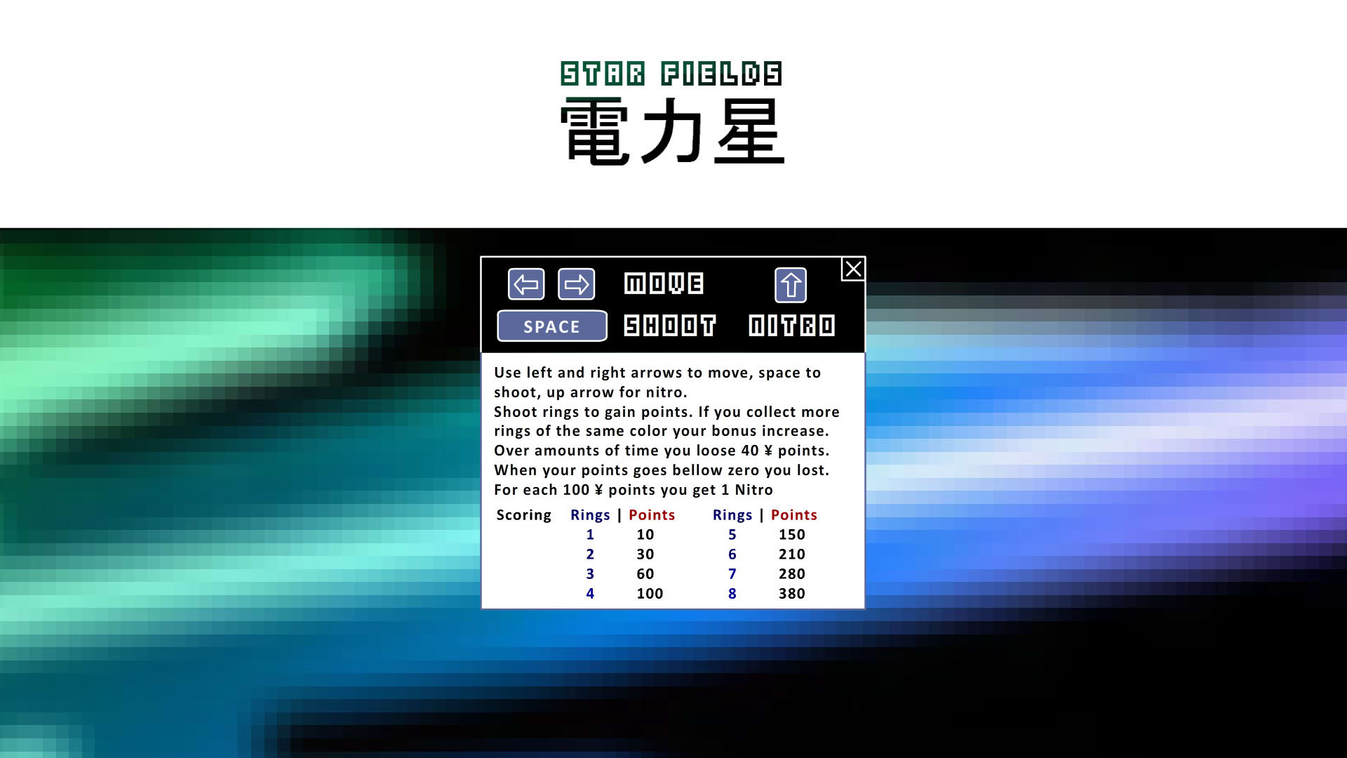 Screenshot for Star Fields