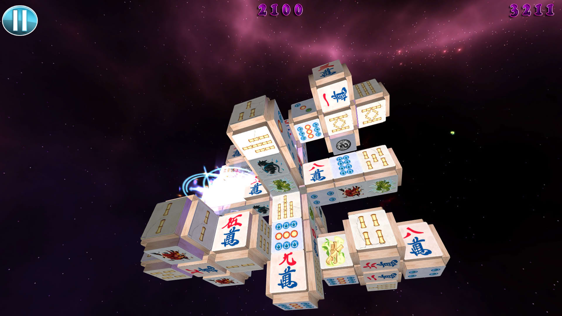 Screenshot for Mahjong Deluxe 2: Astral Planes