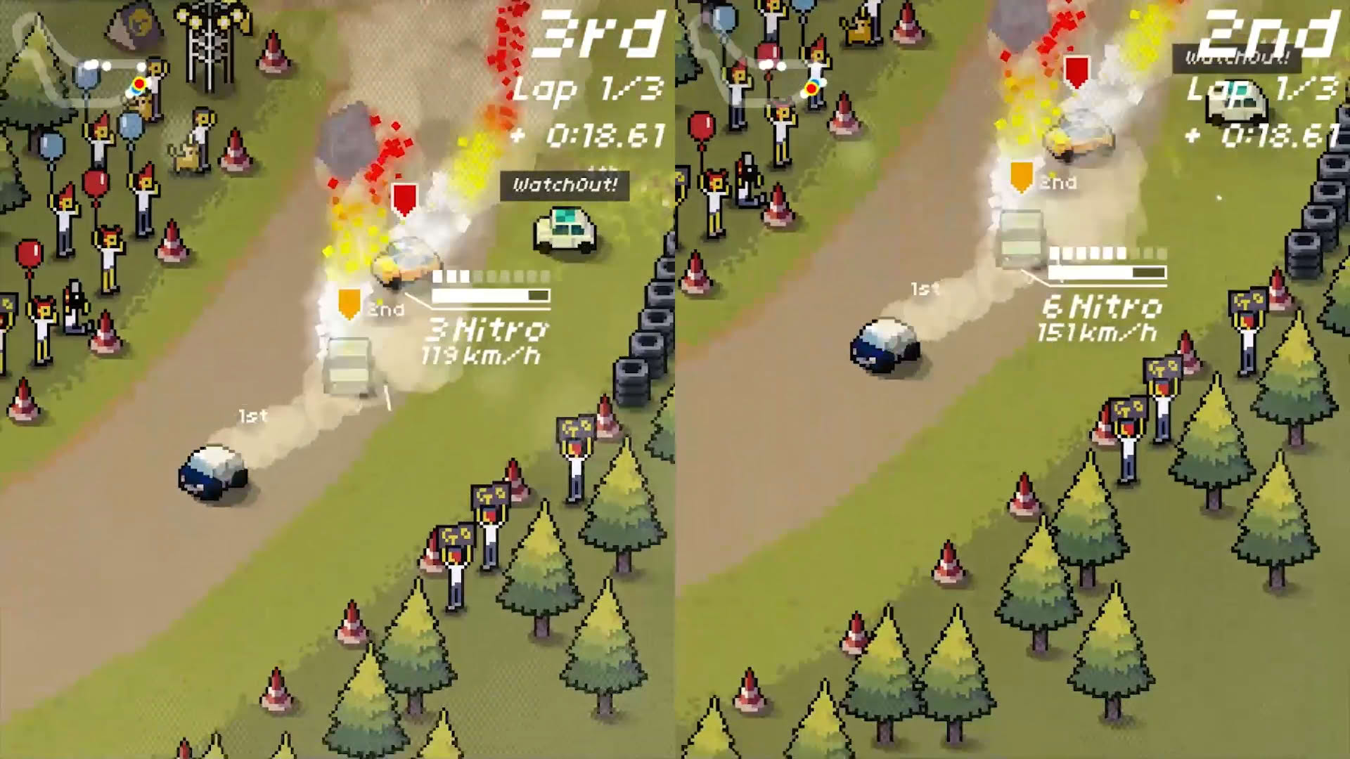 Screenshot for Super Pixel Racers