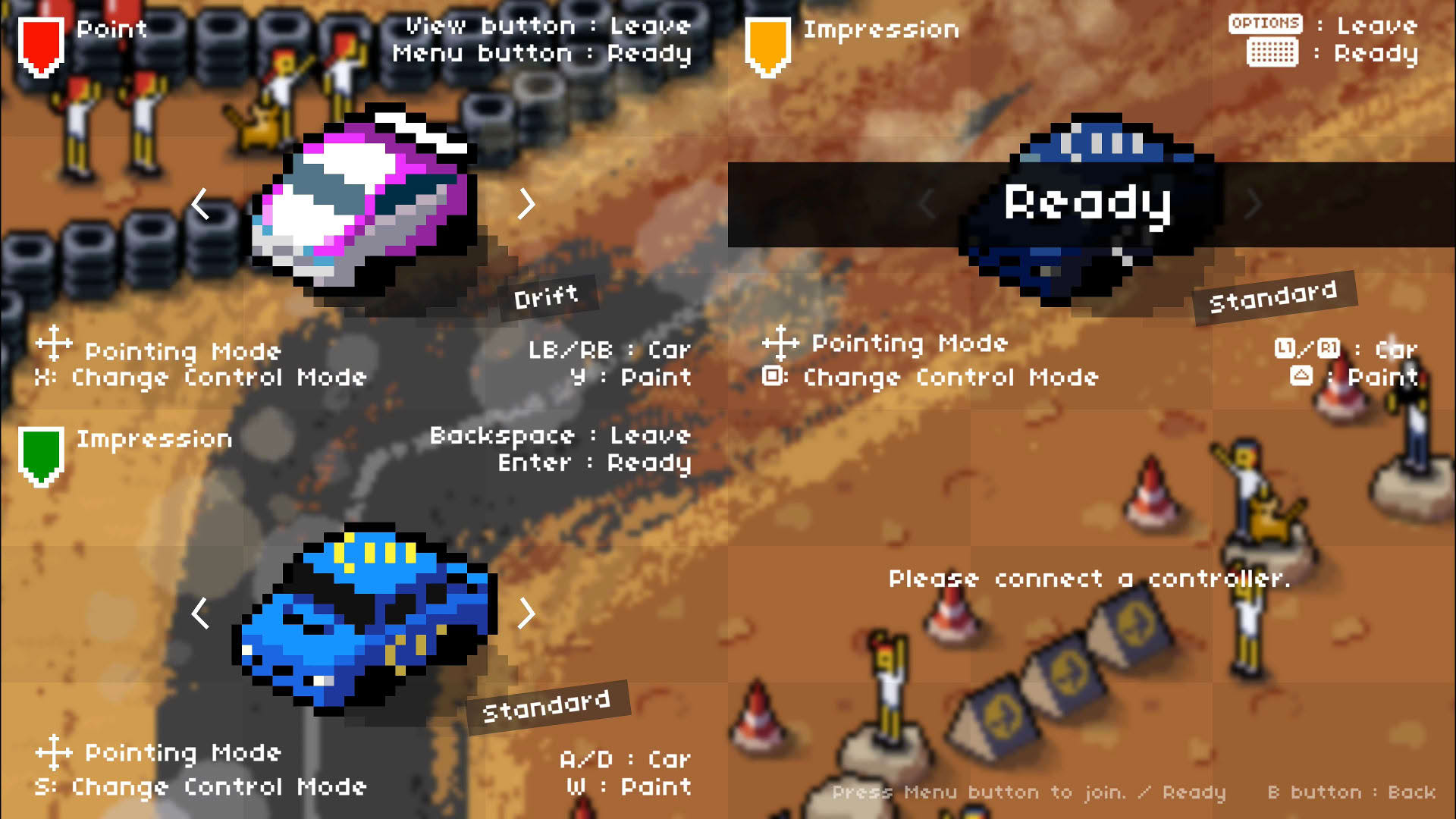 Screenshot for Super Pixel Racers