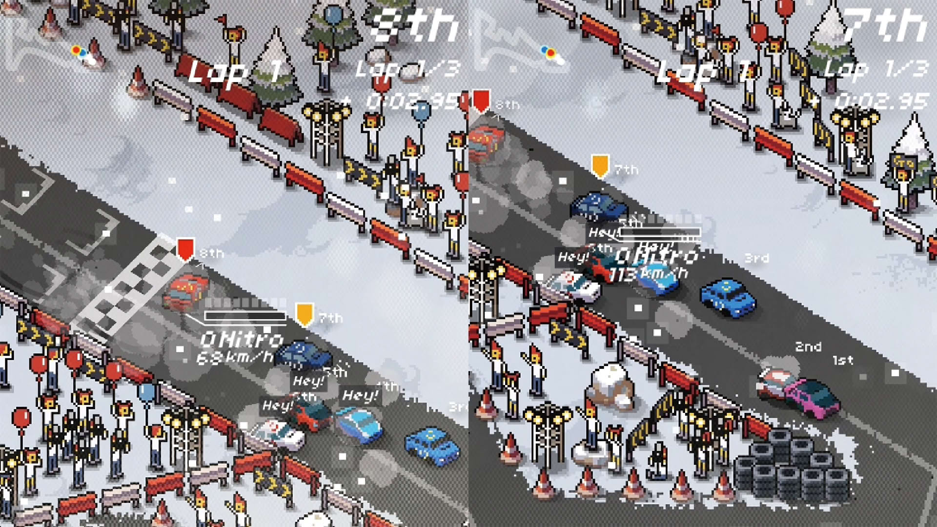 Screenshot for Super Pixel Racers