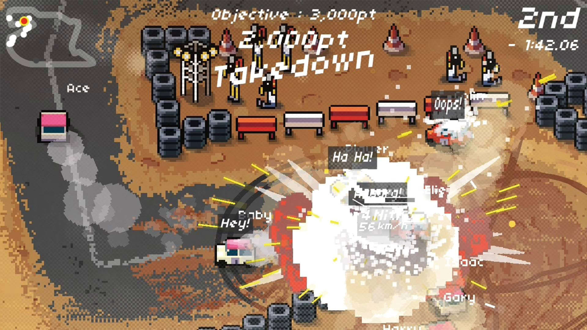 Screenshot for Super Pixel Racers