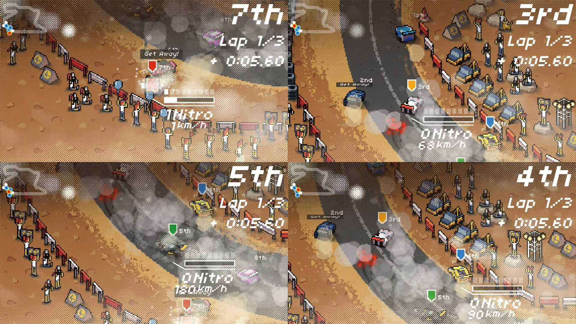 Screenshot for Super Pixel Racers