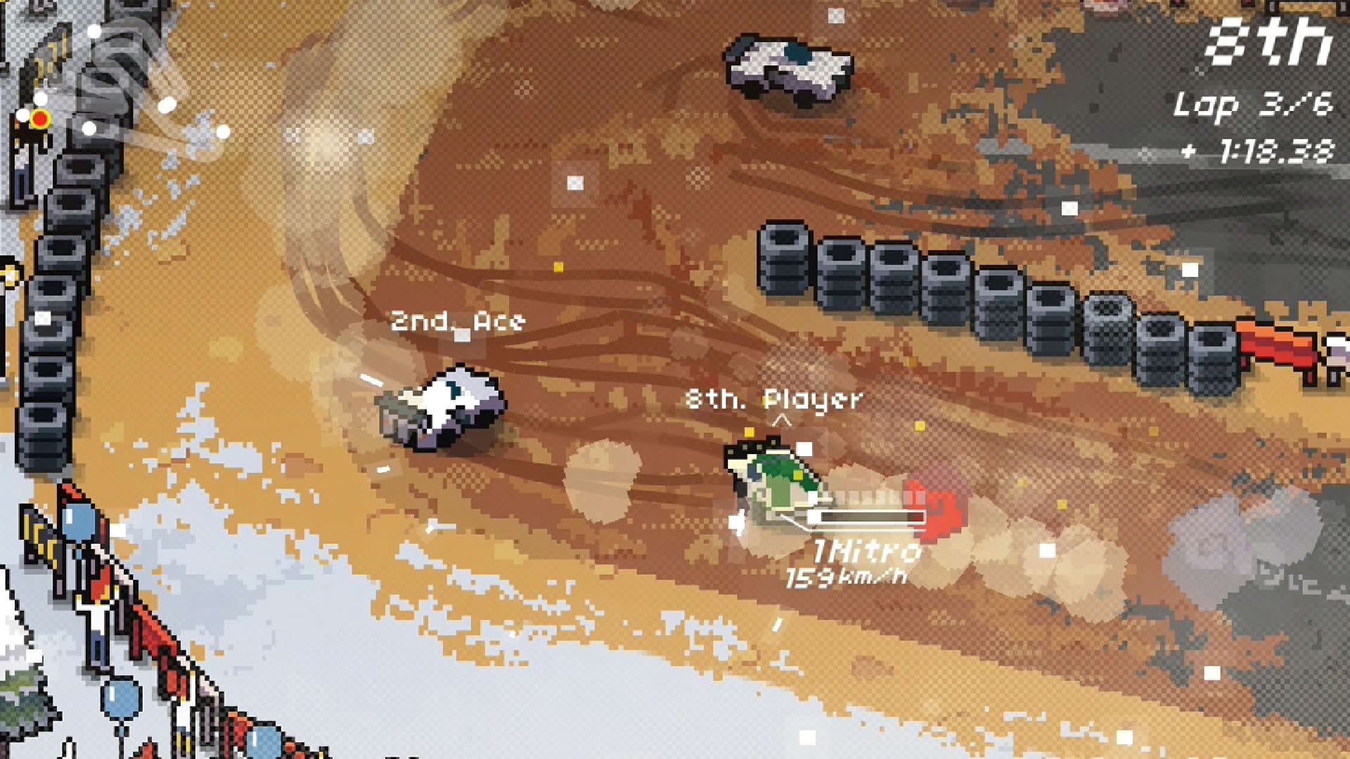 Screenshot for Super Pixel Racers