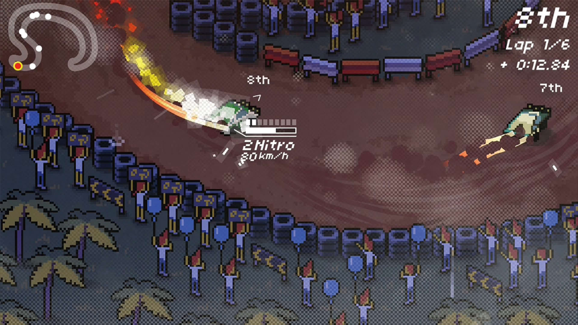 Screenshot for Super Pixel Racers