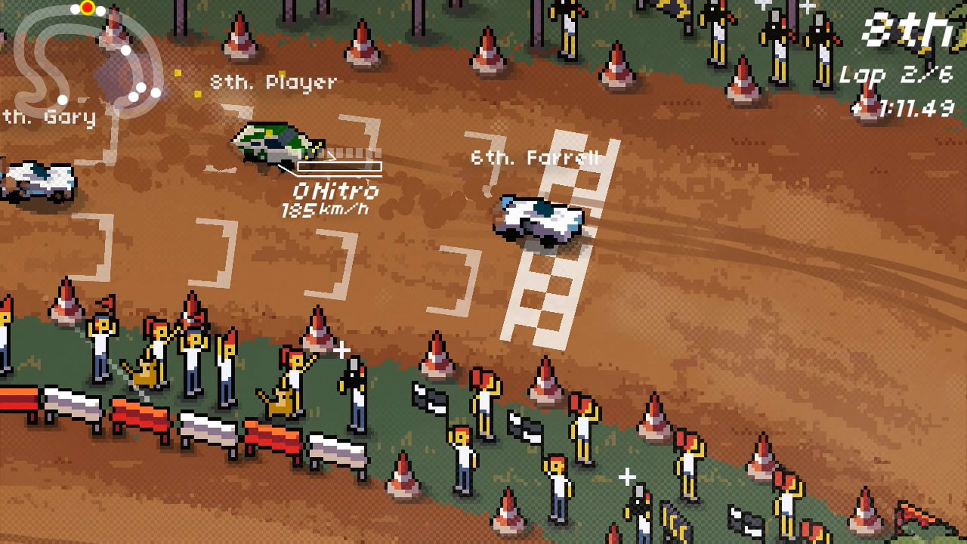 Screenshot for Super Pixel Racers