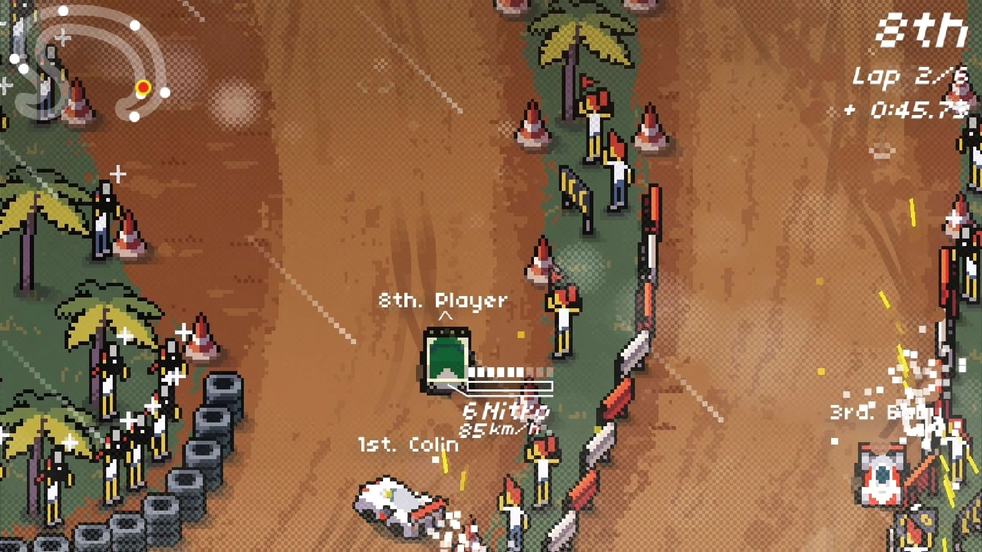 Screenshot for Super Pixel Racers