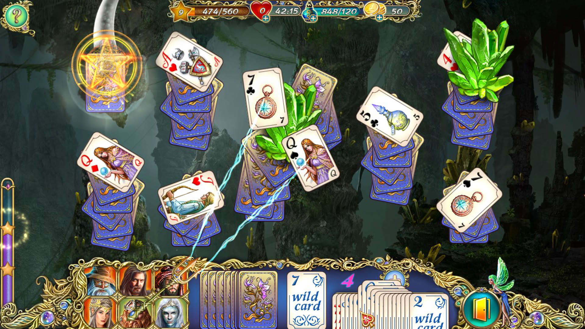 Screenshot for Emerland Solitaire: Endless Journey