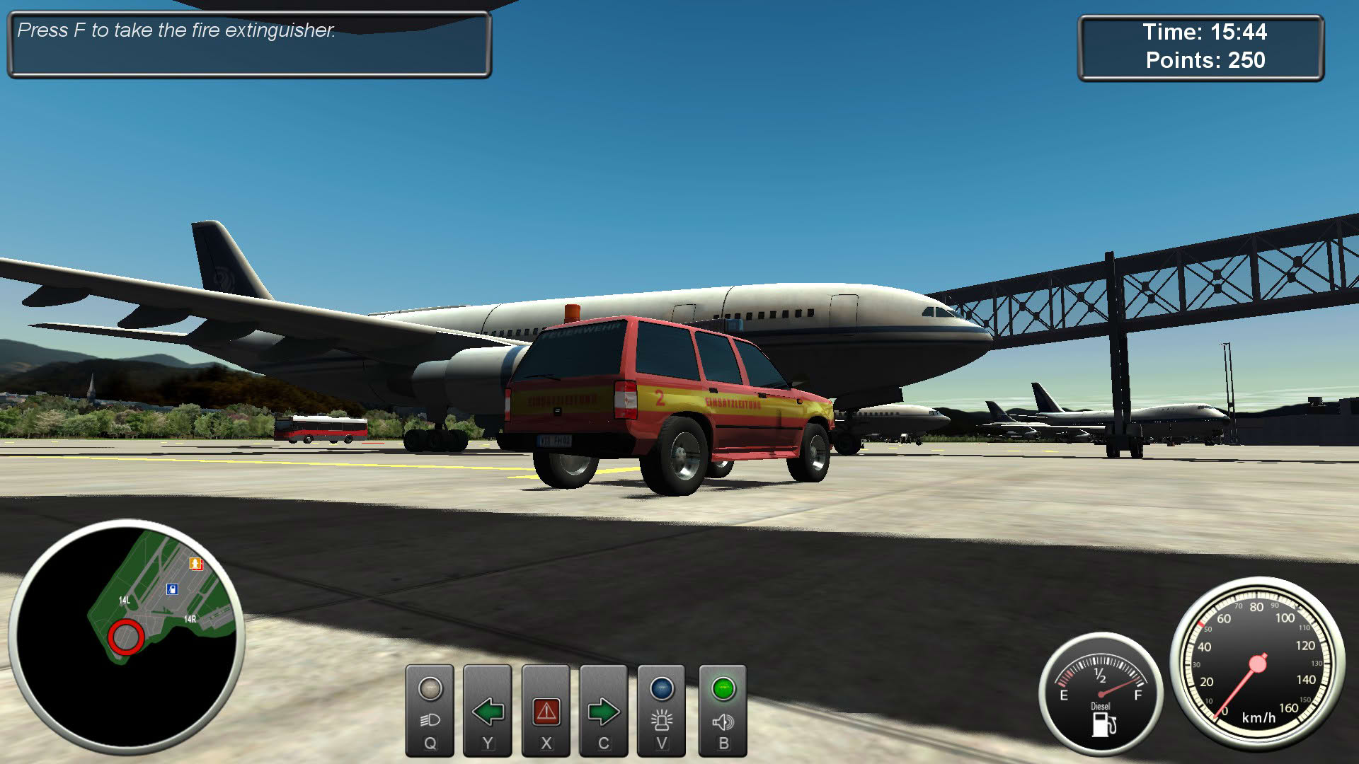 Screenshot for Airport Fire Department: The Simulation