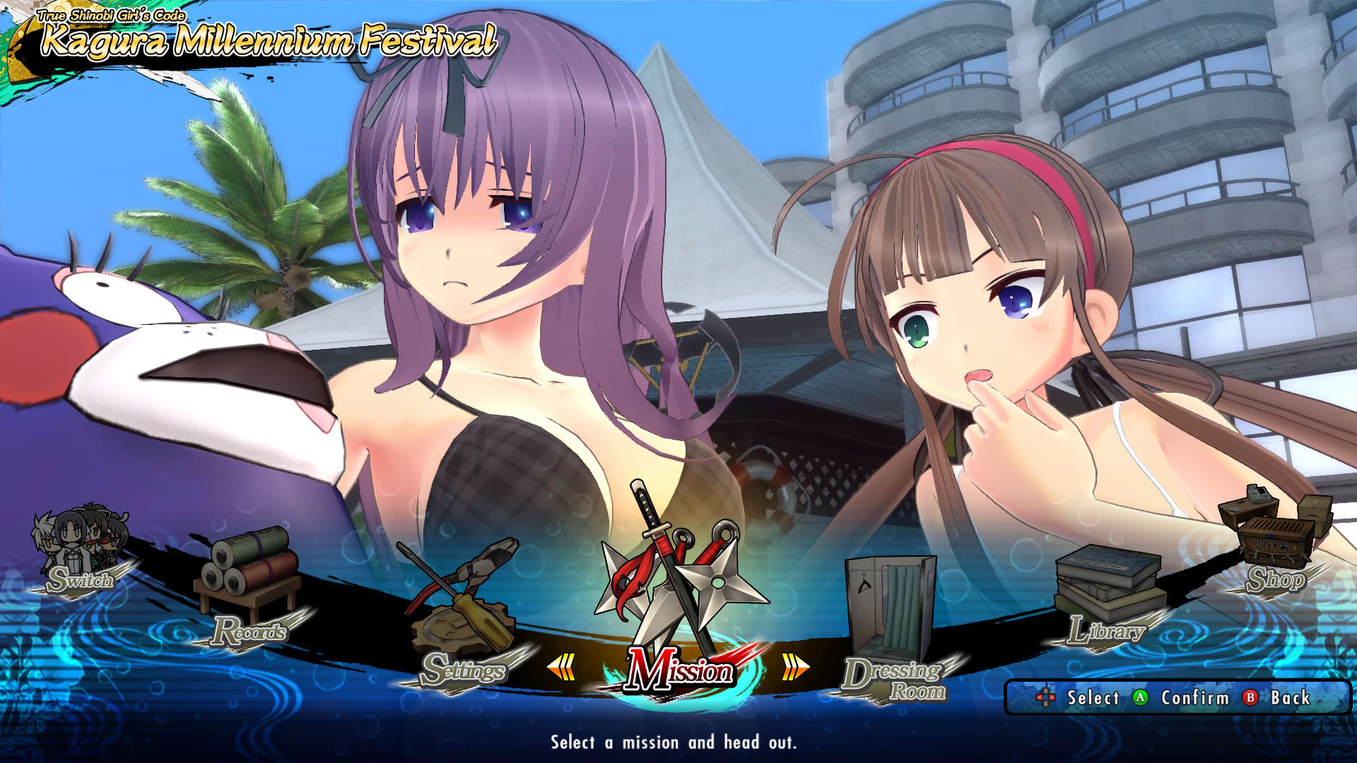 Screenshot for Senran Kagura: Estival Versus
