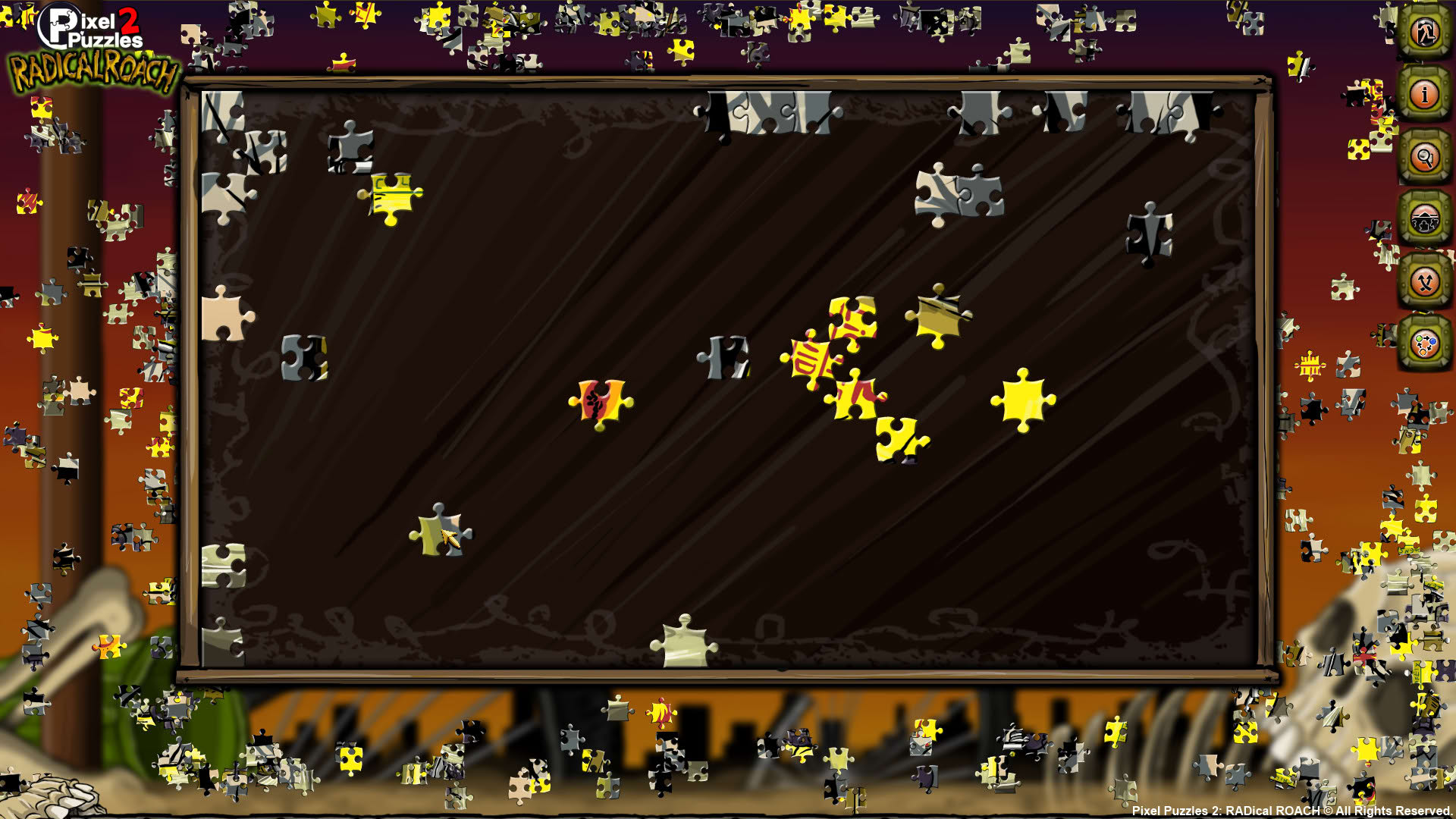 Screenshot for Pixel Puzzles 2: Radical Roach